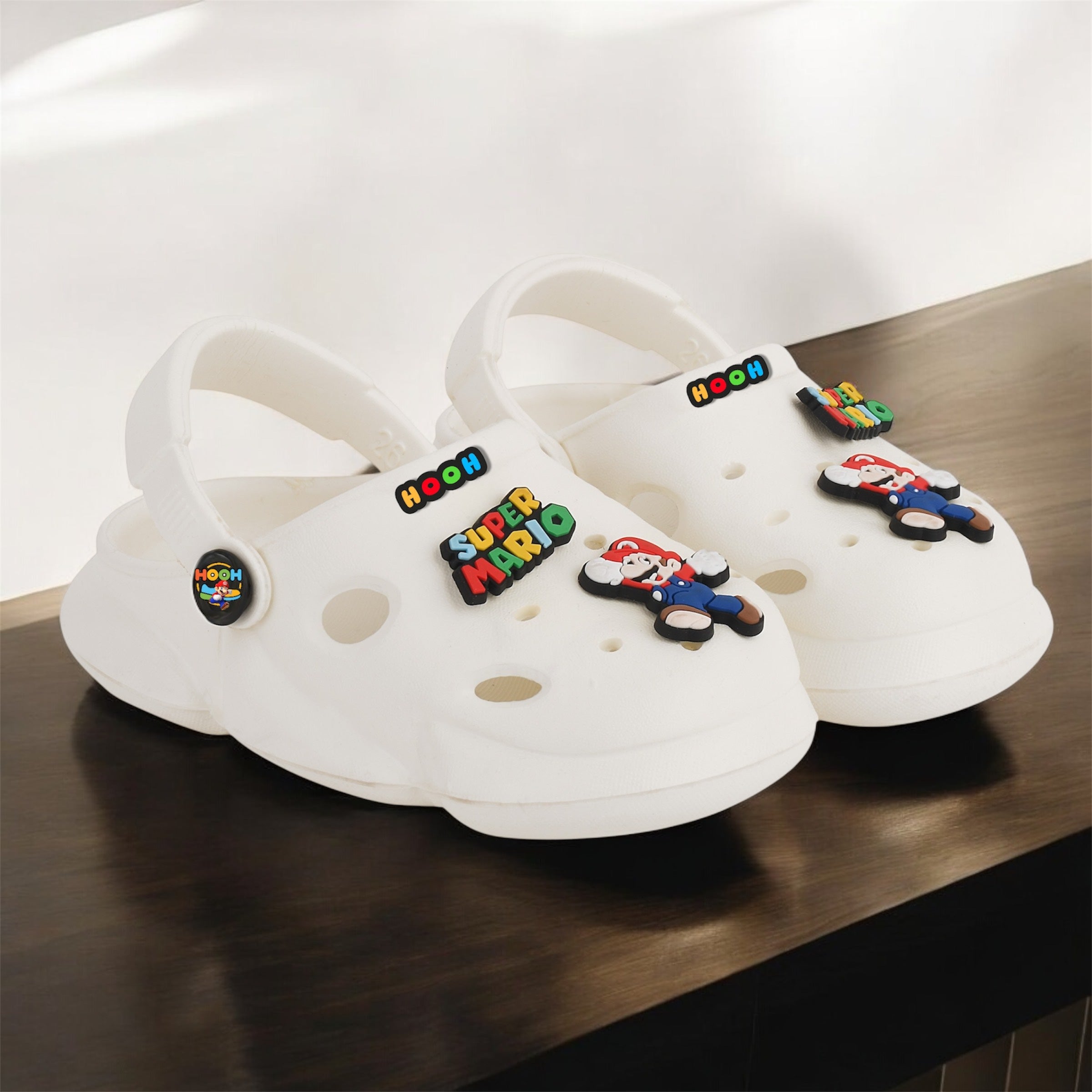 Super Mario Clogs for Boys & Girls – Soft Sling Back Sandals (0 Months – 6 Years)