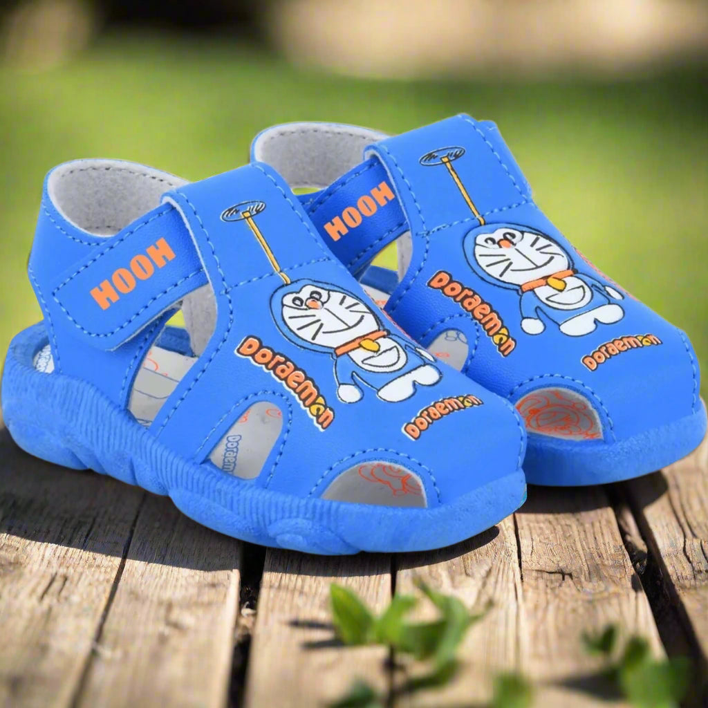 Cartoon-Themed Musical Sandals for Boys & Girls (0–2 Years)