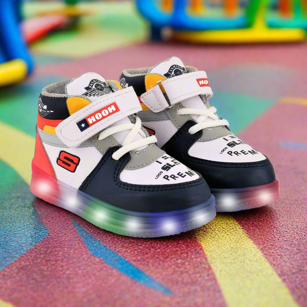 HOOH kids Colored Kid’s Unisex Nitro LED Shoes