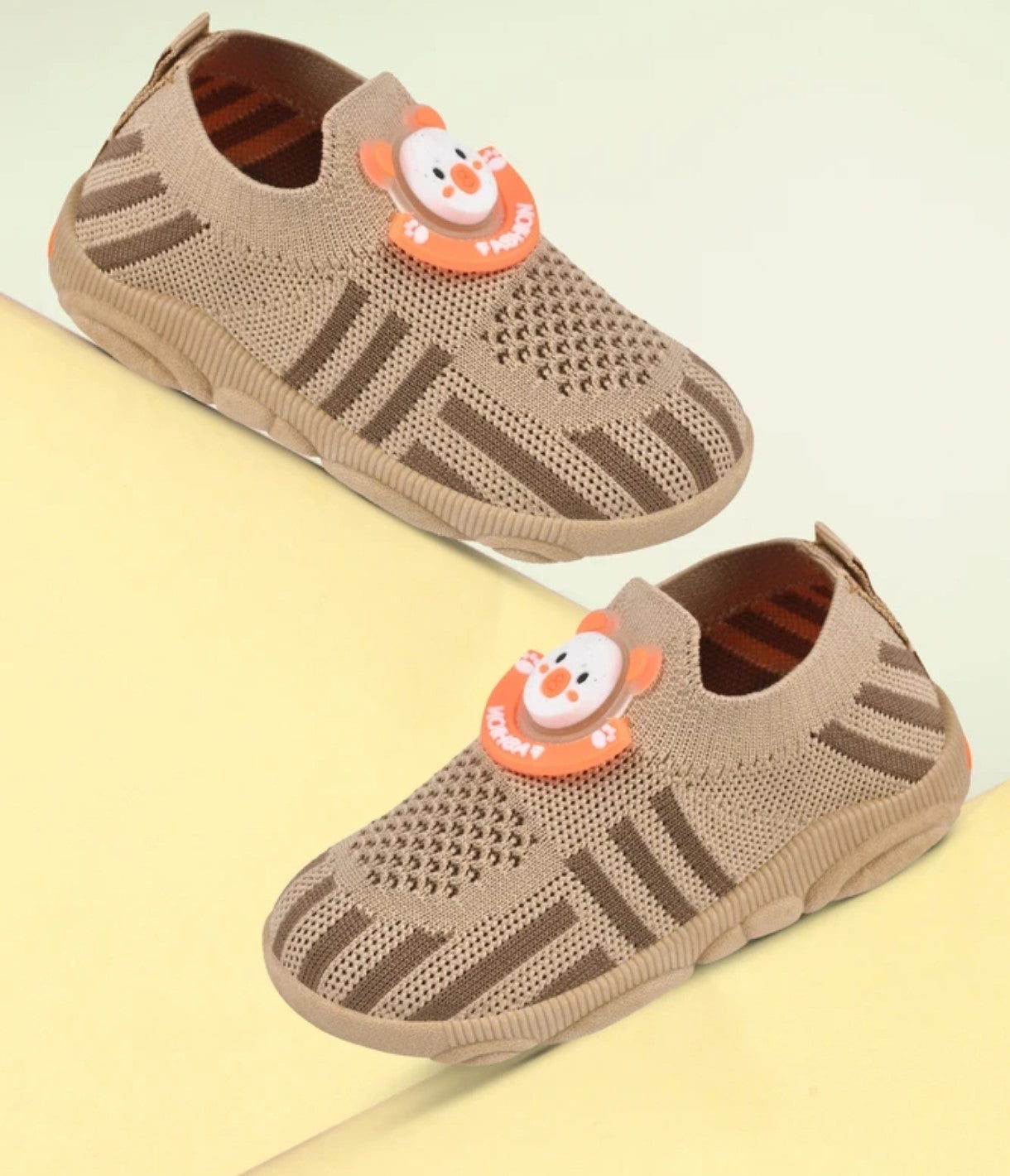 Baby Musical Walking Shoes – Red | Soft PVC, Non-Slip, Lightweight – 0 to 2.5 Years