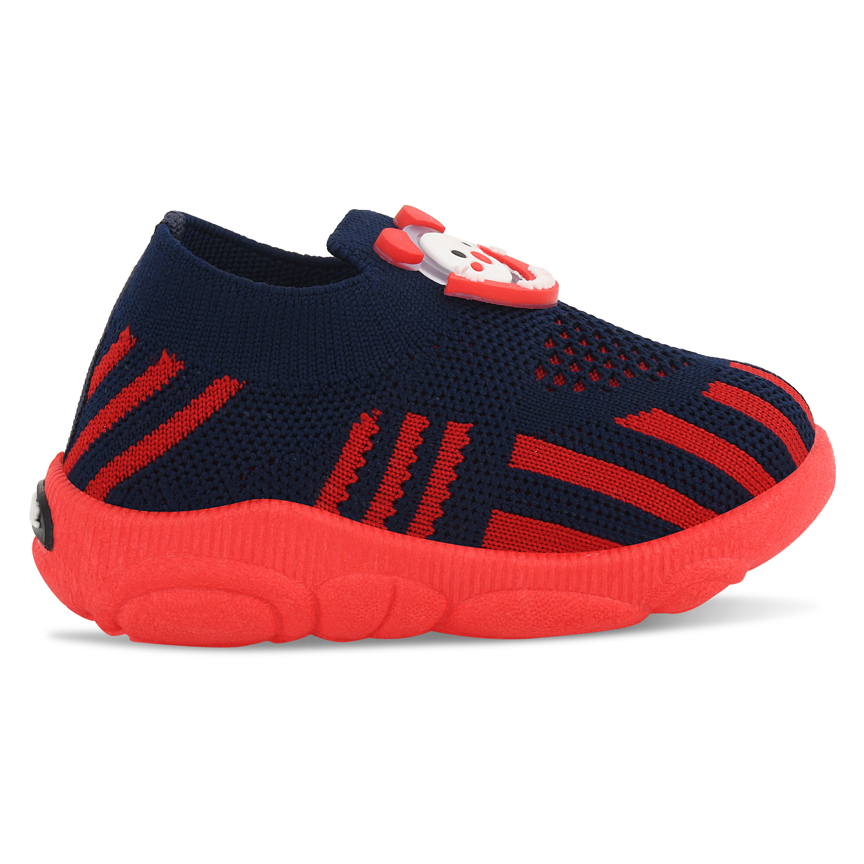 Baby Musical Walking Shoes – Red | Soft PVC, Non-Slip, Lightweight – 0 to 2.5 Years