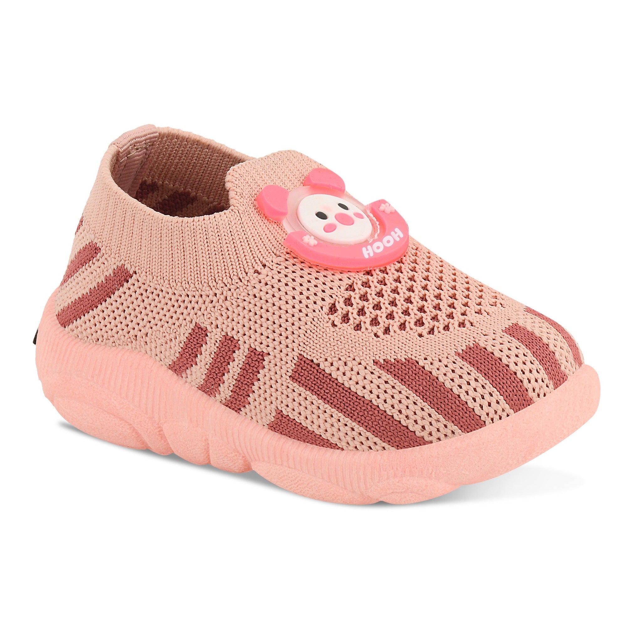 Baby Musical Walking Shoes – Red | Soft PVC, Non-Slip, Lightweight – 0 to 2.5 Years