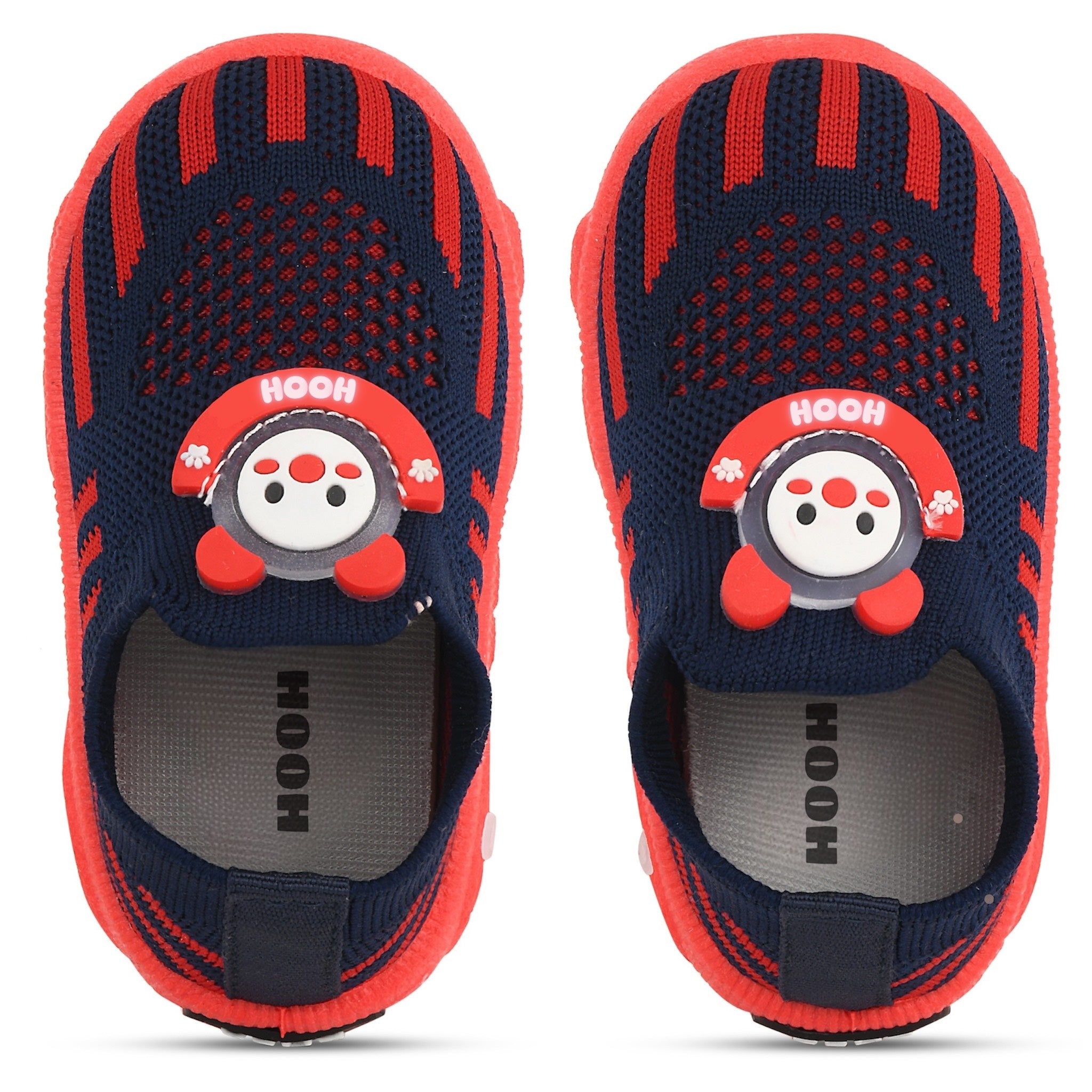 Baby Musical Walking Shoes – Red | Soft PVC, Non-Slip, Lightweight – 0 to 2.5 Years