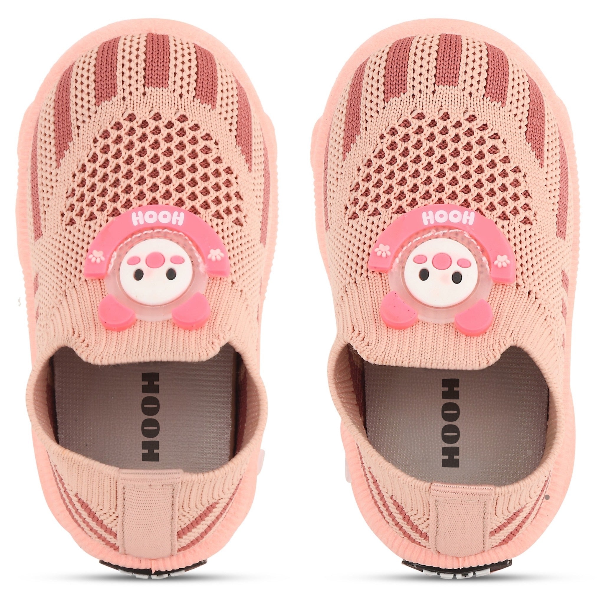 Baby Musical Walking Shoes – Red | Soft PVC, Non-Slip, Lightweight – 0 to 2.5 Years