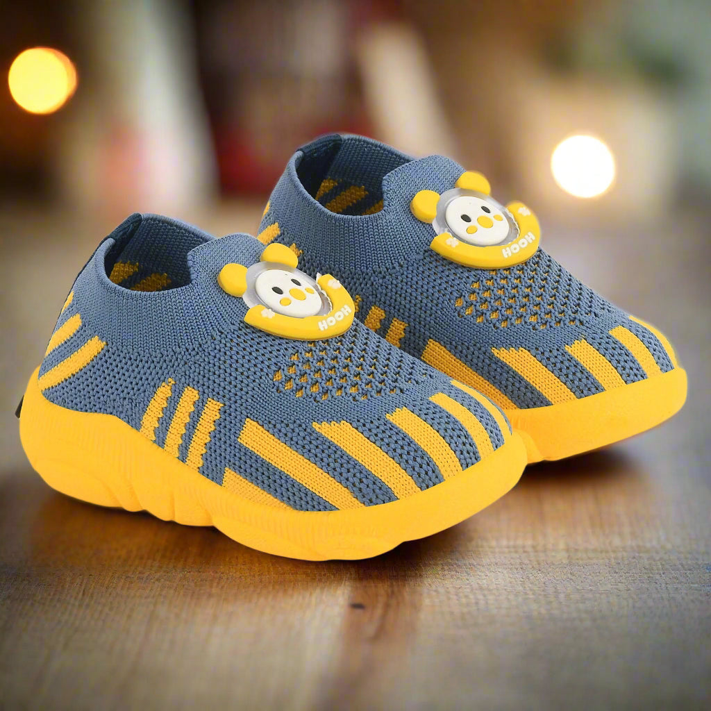 Baby Musical Walking Shoes – Red | Soft PVC, Non-Slip, Lightweight – 0 to 2.5 Years