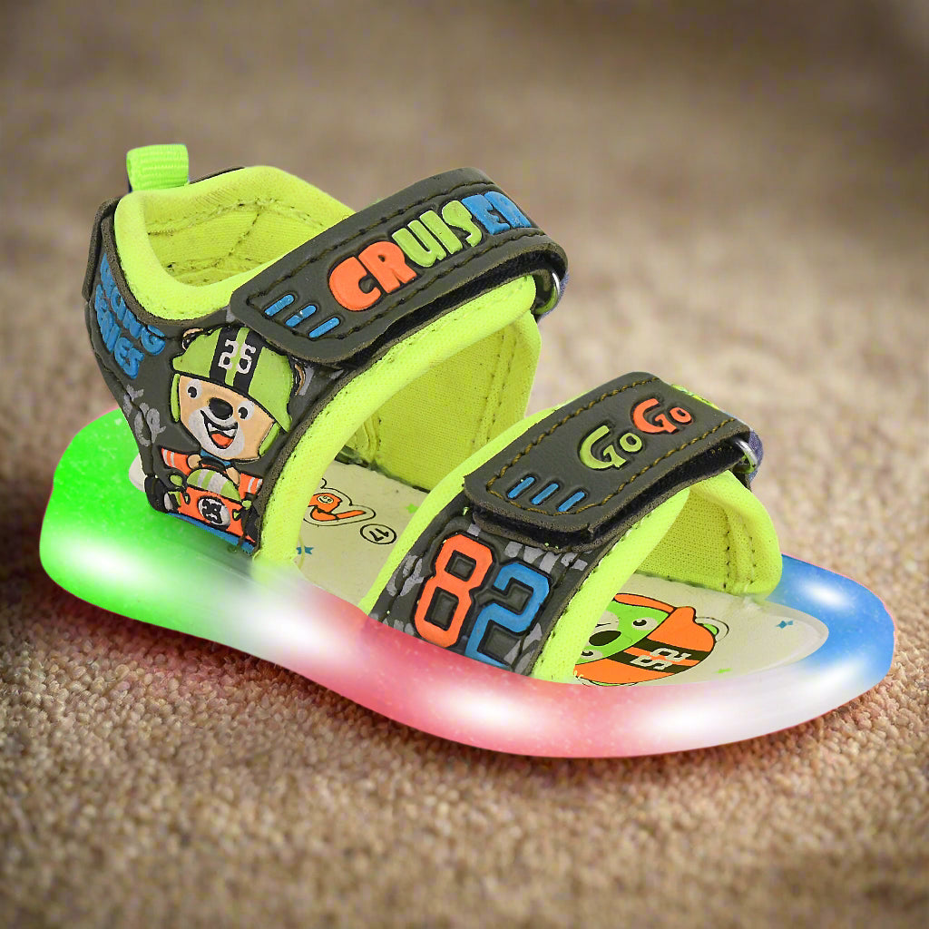 Cruiser Unisex LED Cartoon Sandals for Kids