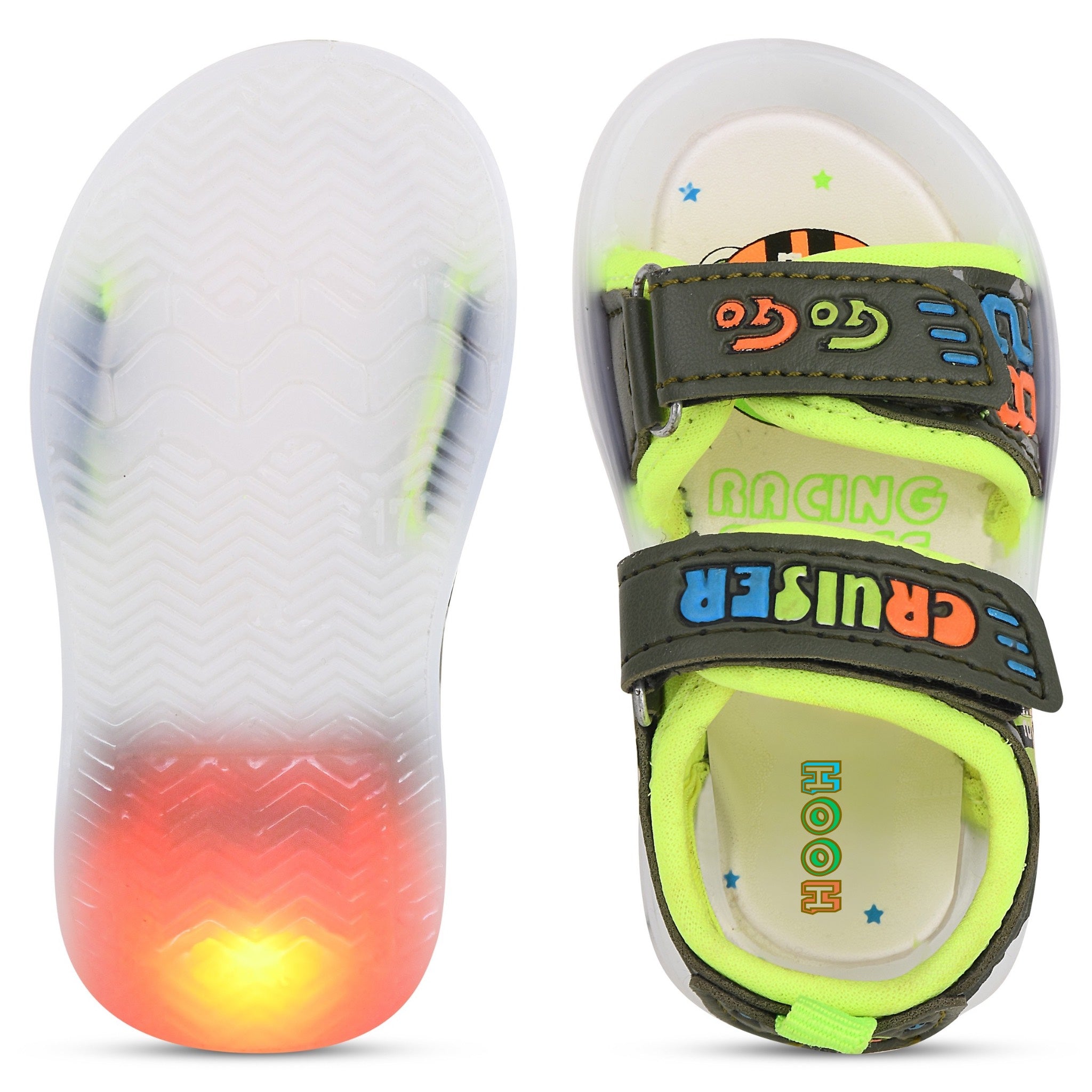 Cruiser Unisex LED Cartoon Sandals for Kids