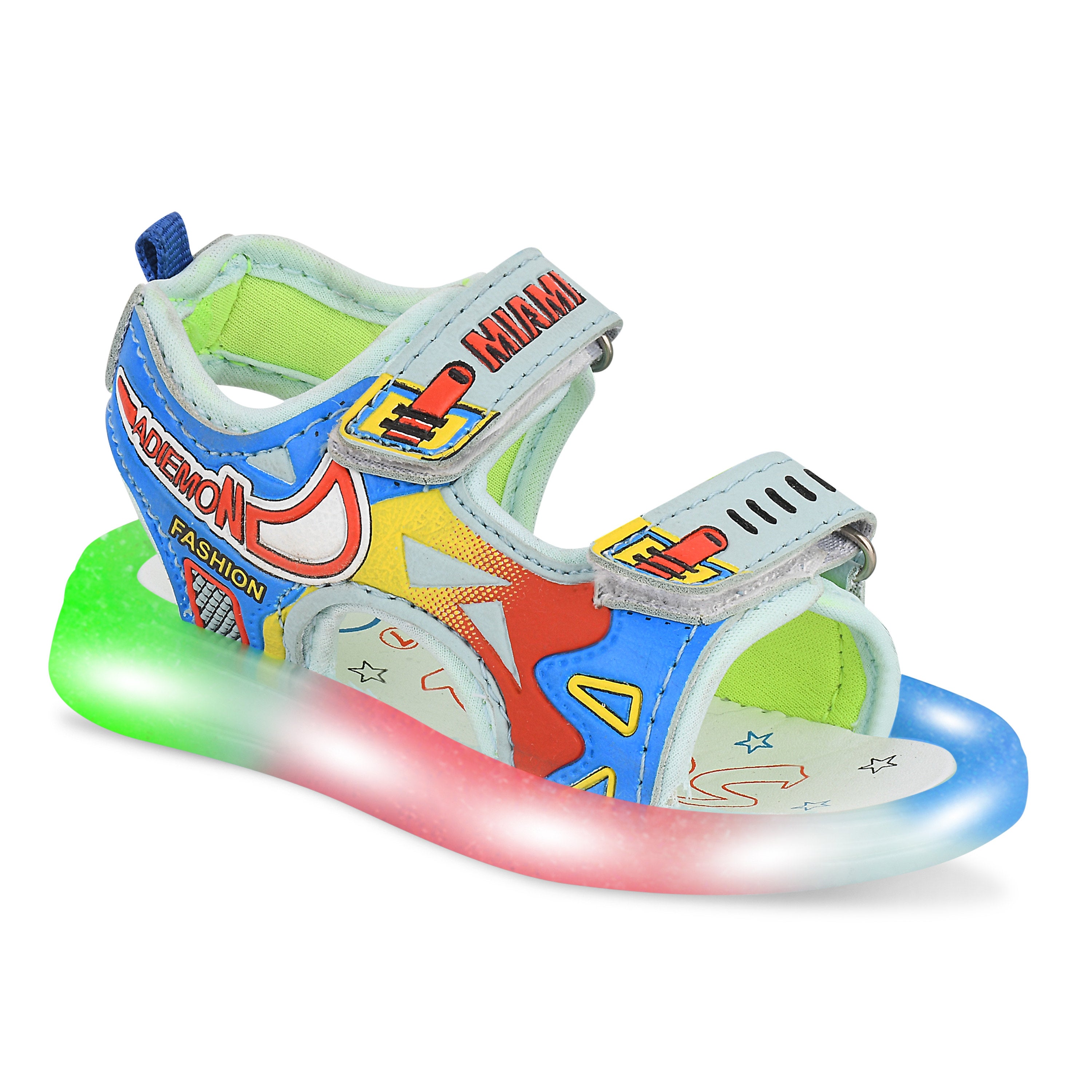 Miami Unisex LED Cartoon Sandals for Kids