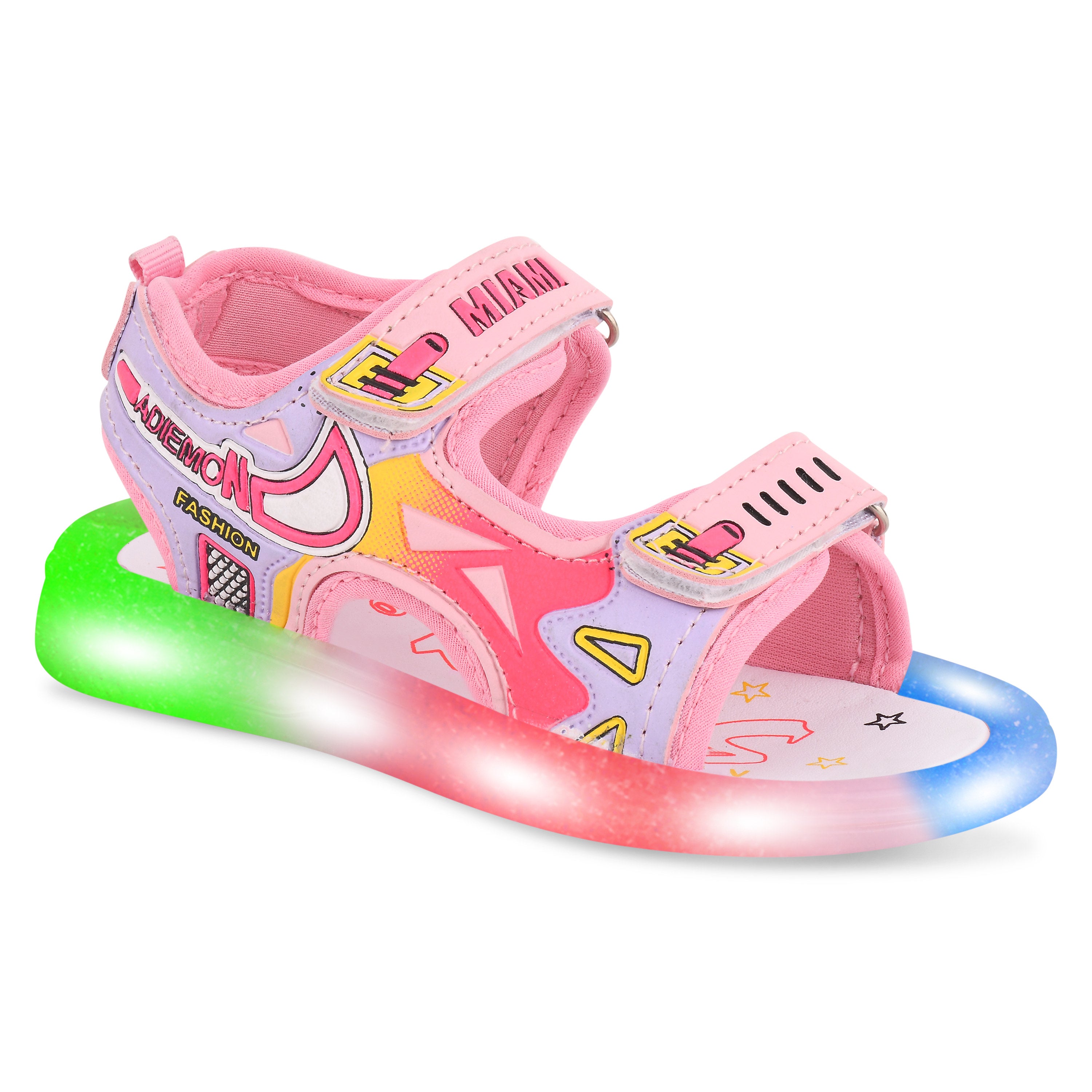 Miami Unisex LED Cartoon Sandals for Kids