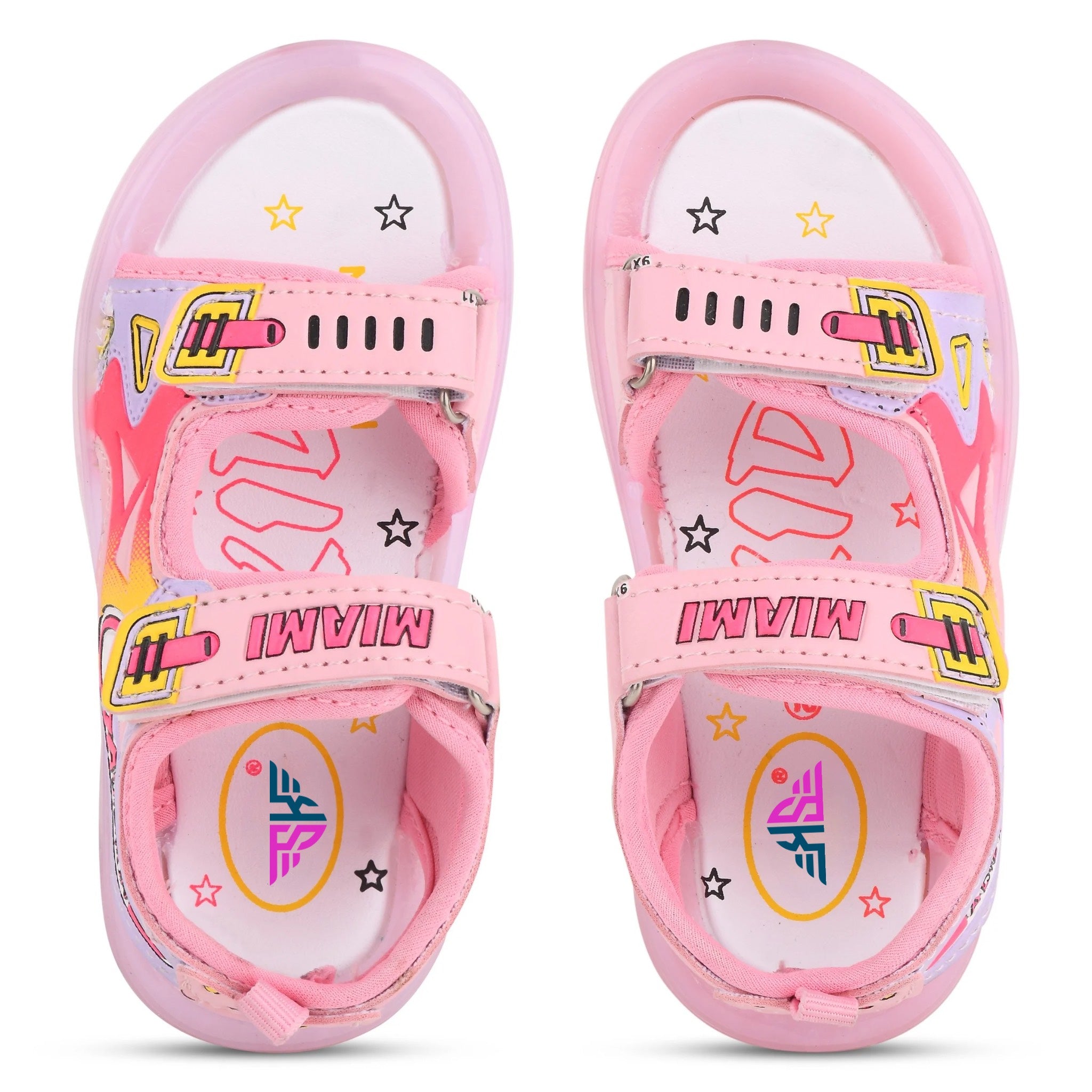 Miami Unisex LED Cartoon Sandals for Kids