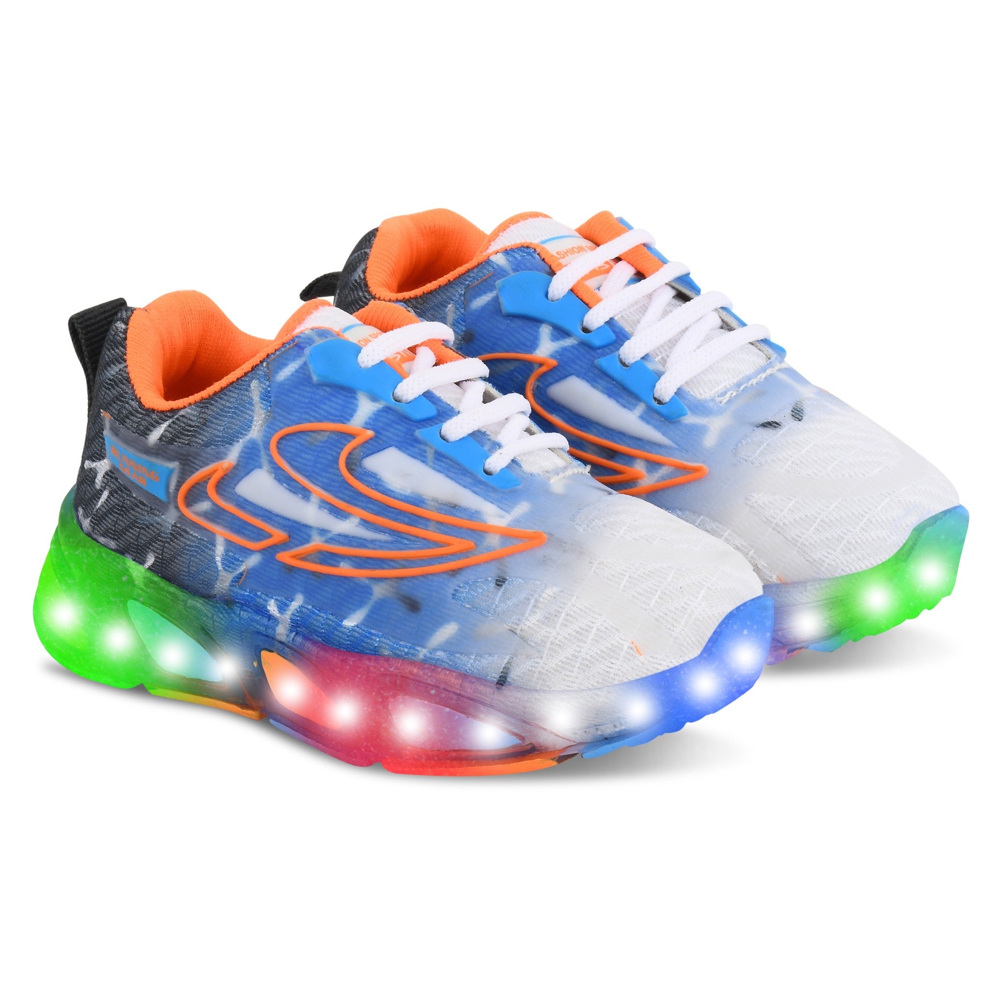 LED Walking Shoes for Kids – Unisex Canvas Light-Up Sneakers