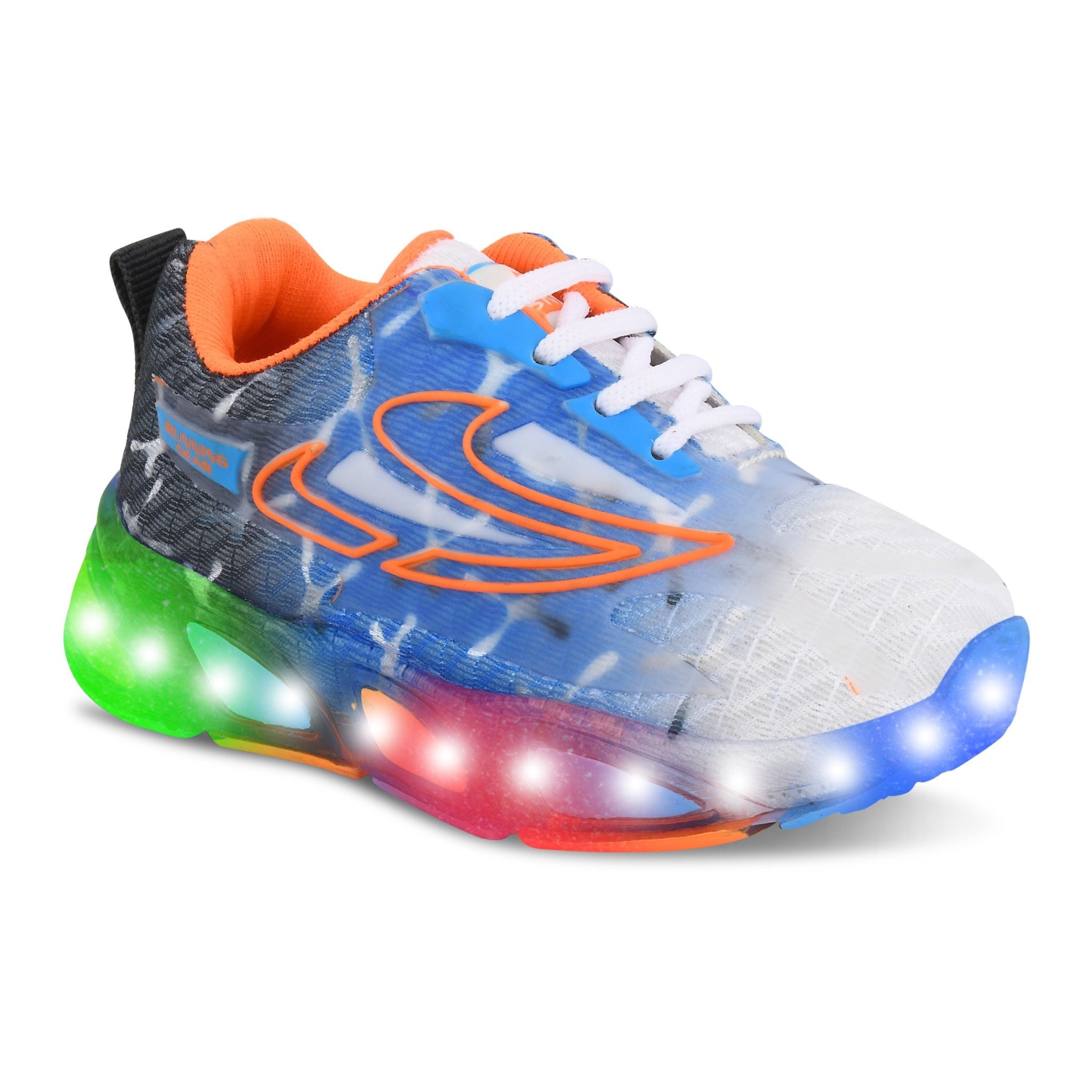 LED Walking Shoes for Kids – Unisex Canvas Light-Up Sneakers