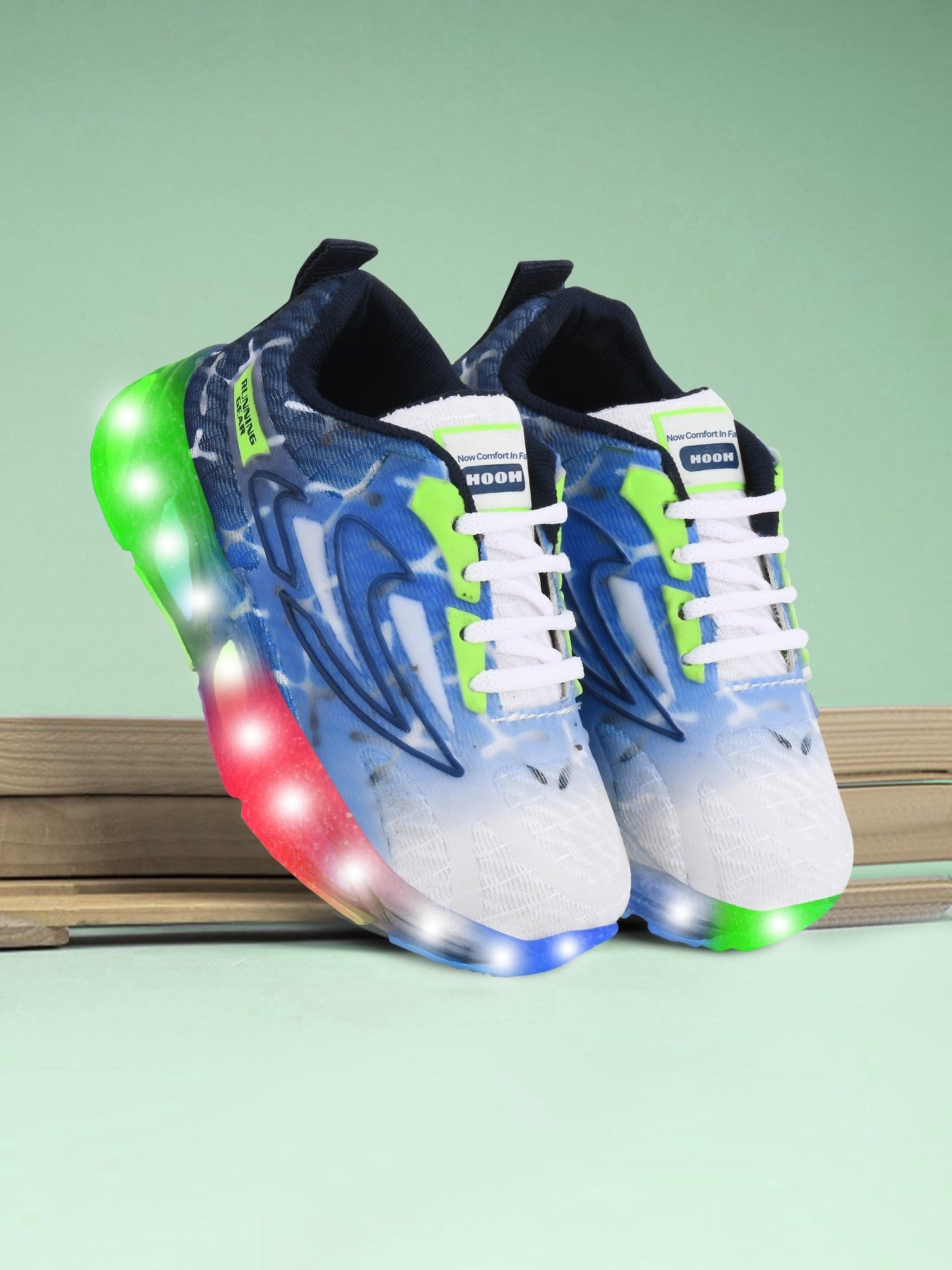 LED Walking Shoes for Kids – Unisex Canvas Light-Up Sneakers