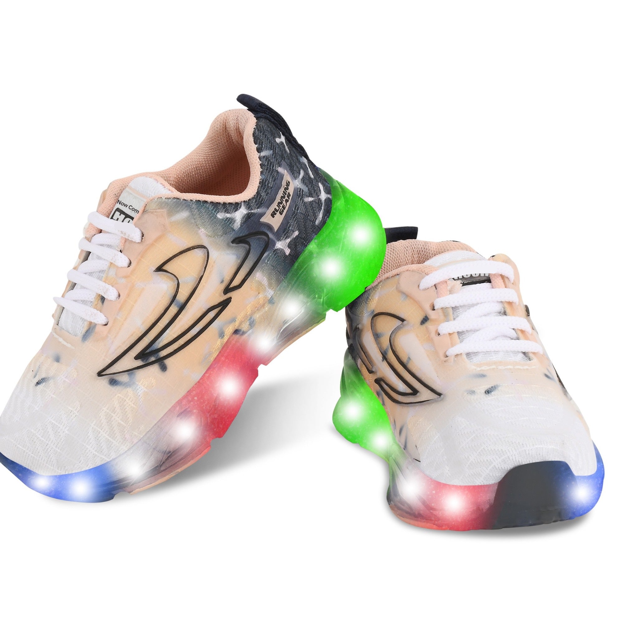 LED Walking Shoes for Kids – Unisex Canvas Light-Up Sneakers