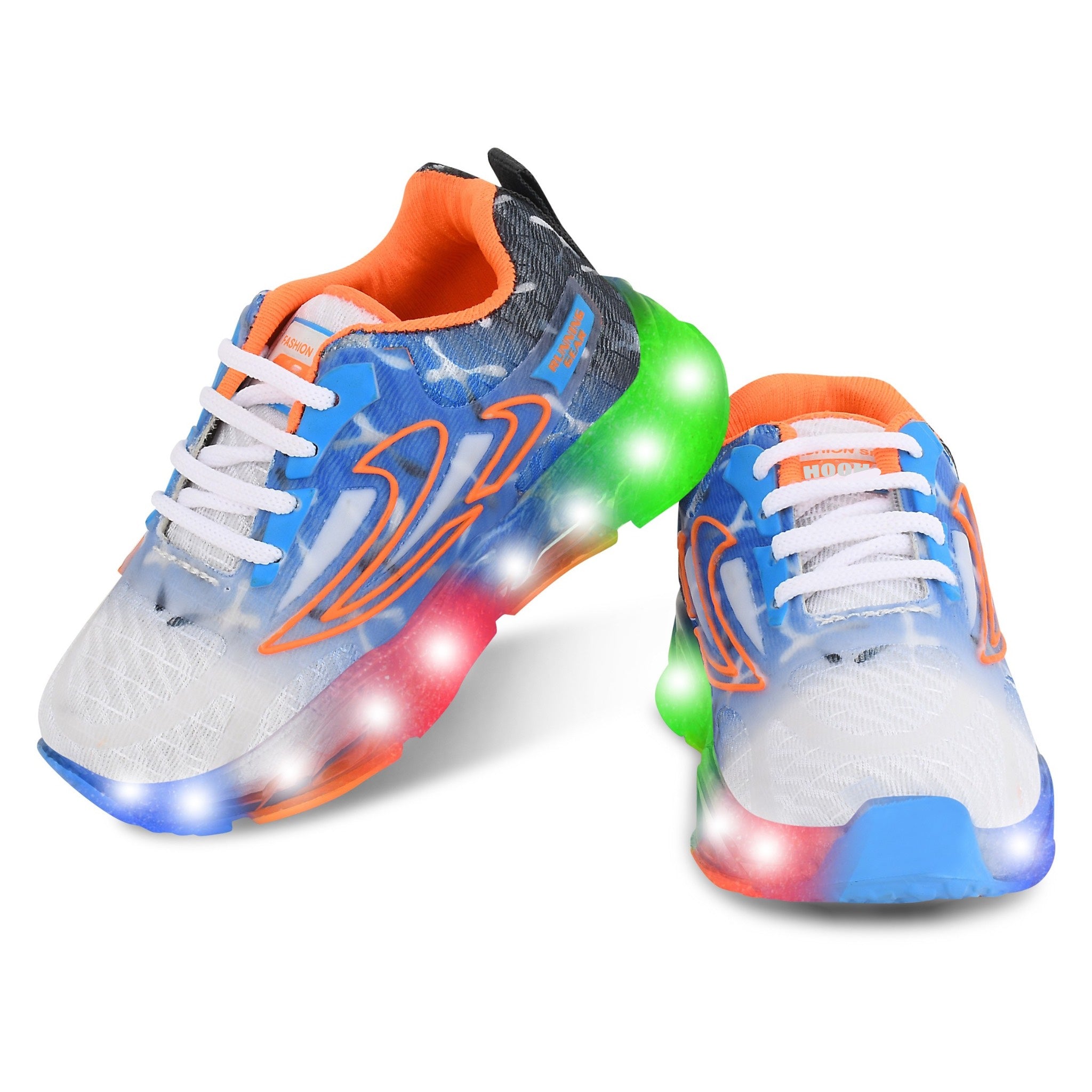 LED Walking Shoes for Kids – Unisex Canvas Light-Up Sneakers