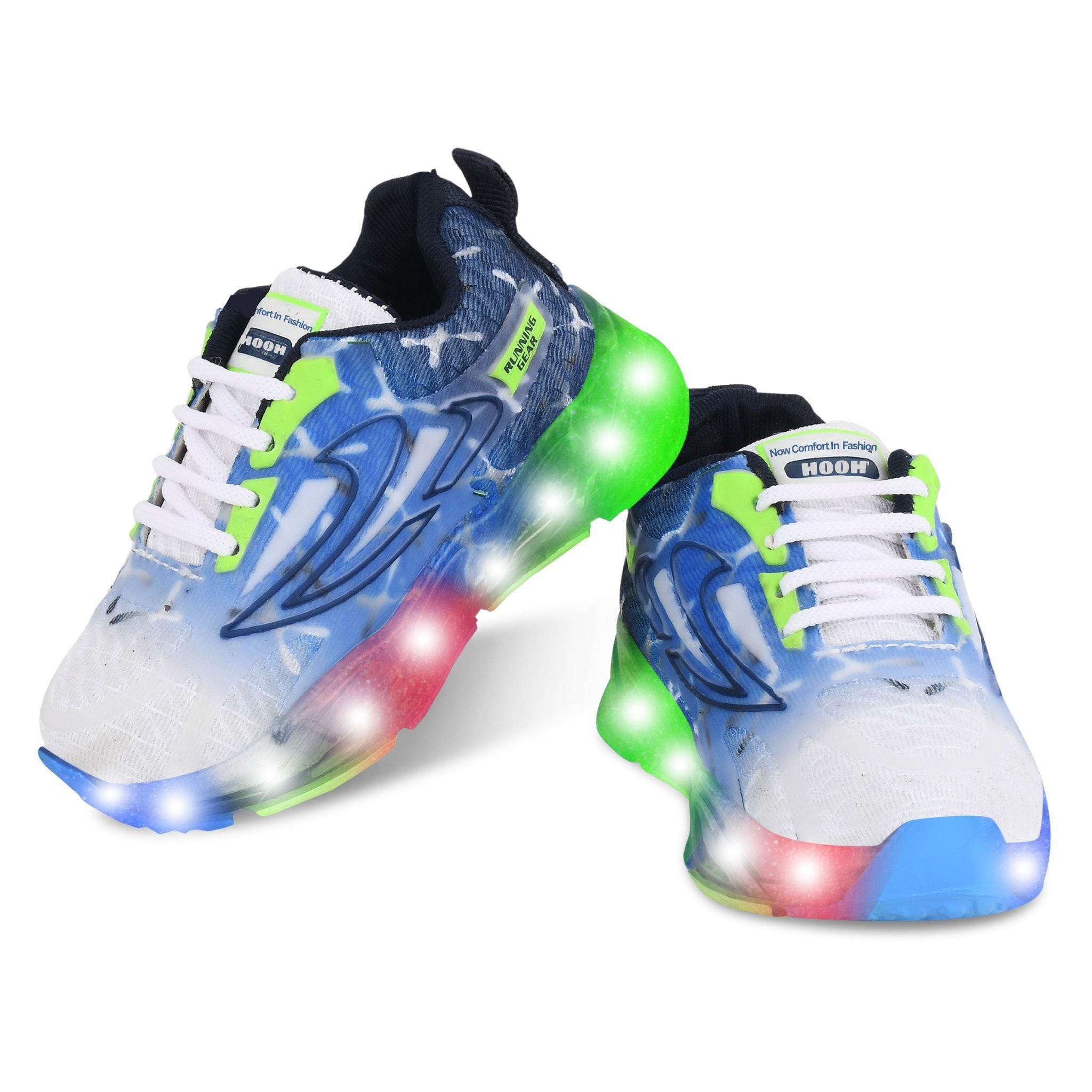 LED Walking Shoes for Kids – Unisex Canvas Light-Up Sneakers