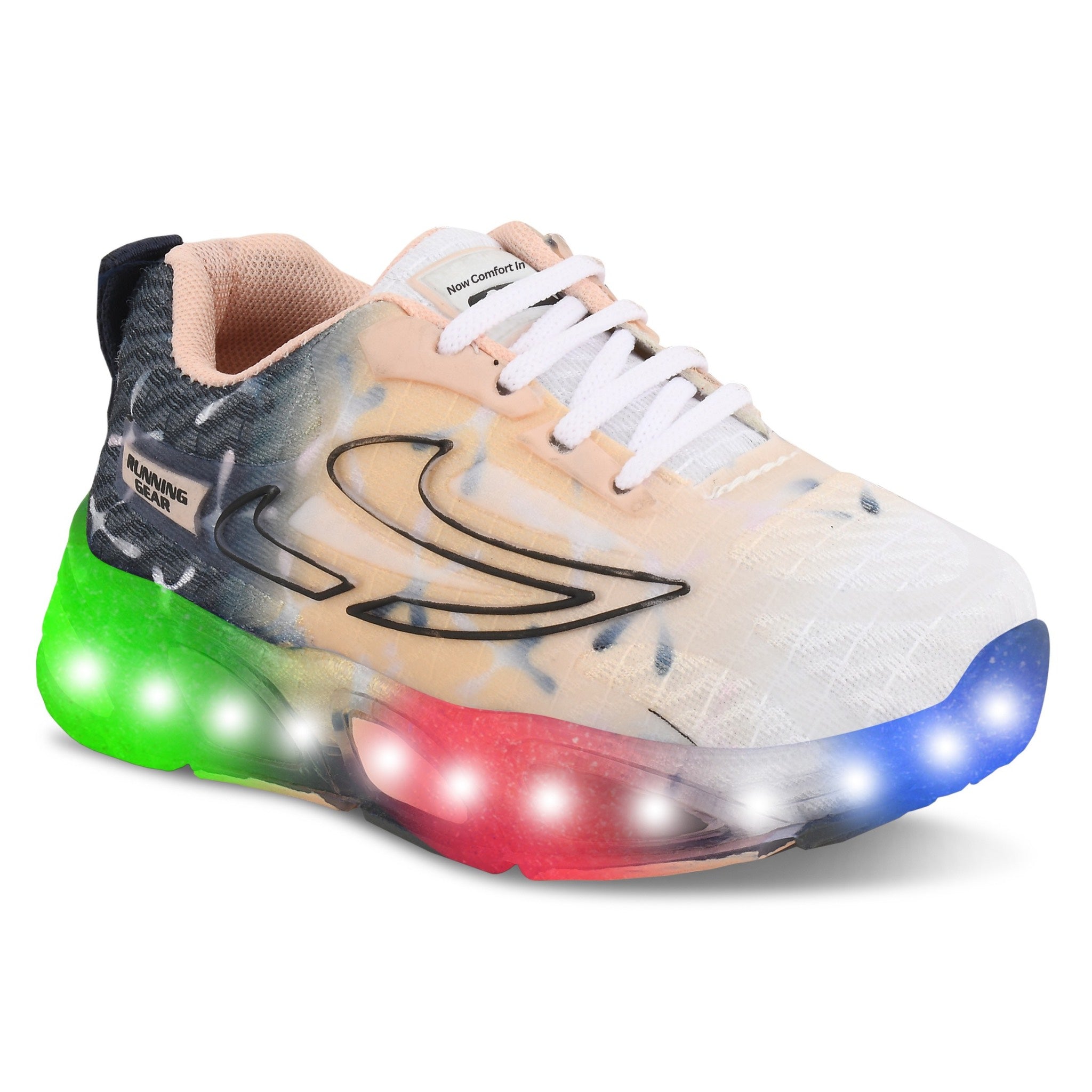 LED Walking Shoes for Kids – Unisex Canvas Light-Up Sneakers