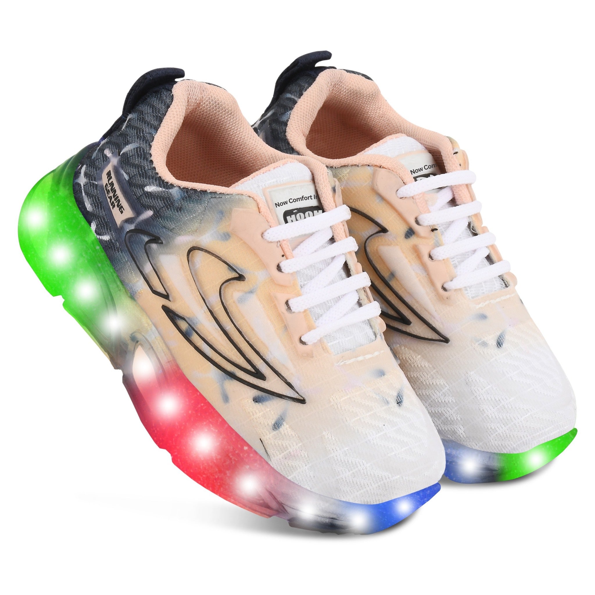 LED Walking Shoes for Kids – Unisex Canvas Light-Up Sneakers