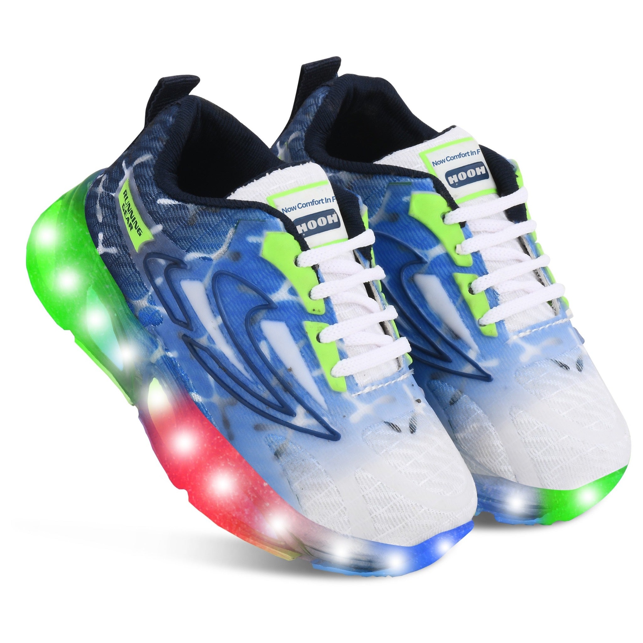 LED Walking Shoes for Kids – Unisex Canvas Light-Up Sneakers