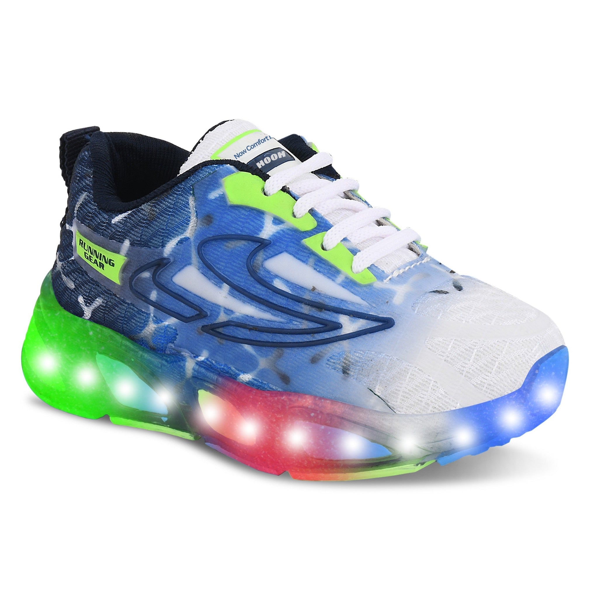 LED Walking Shoes for Kids – Unisex Canvas Light-Up Sneakers