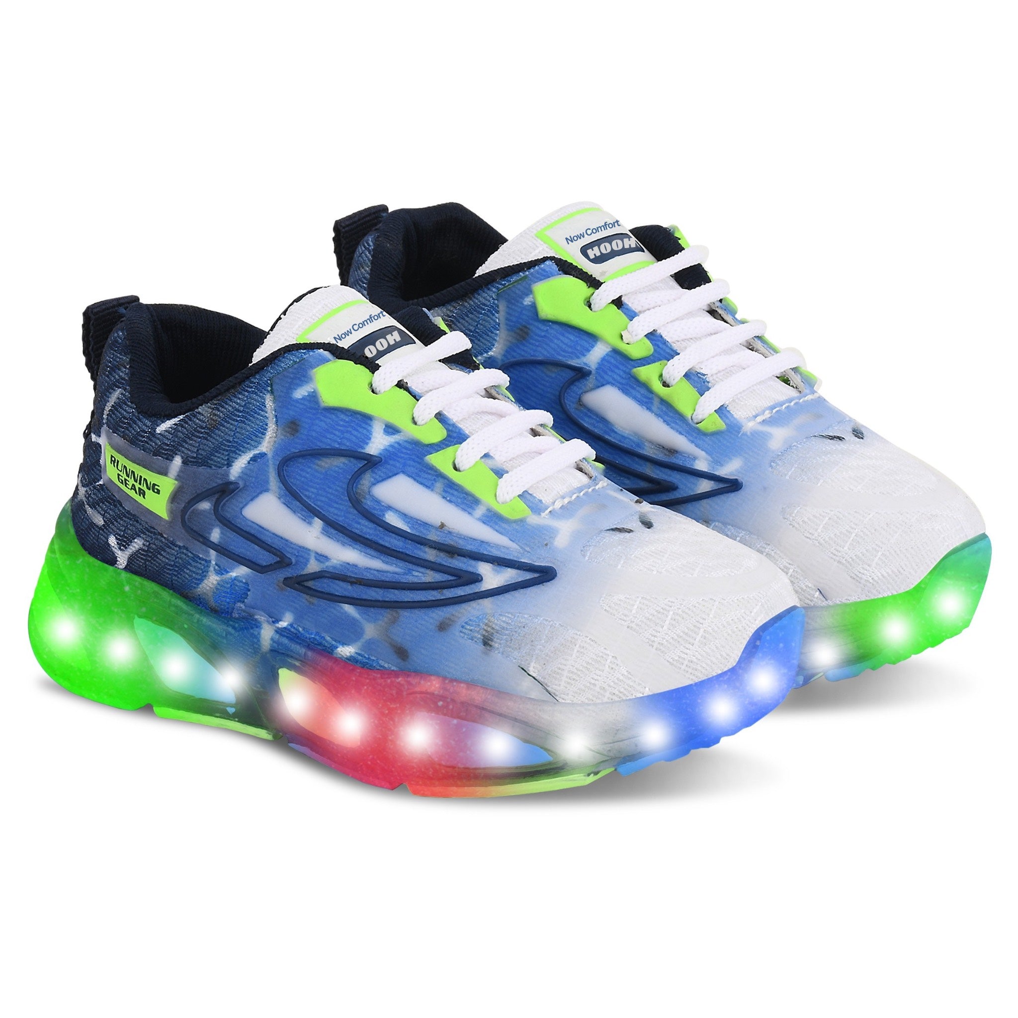 LED Walking Shoes for Kids – Unisex Canvas Light-Up Sneakers