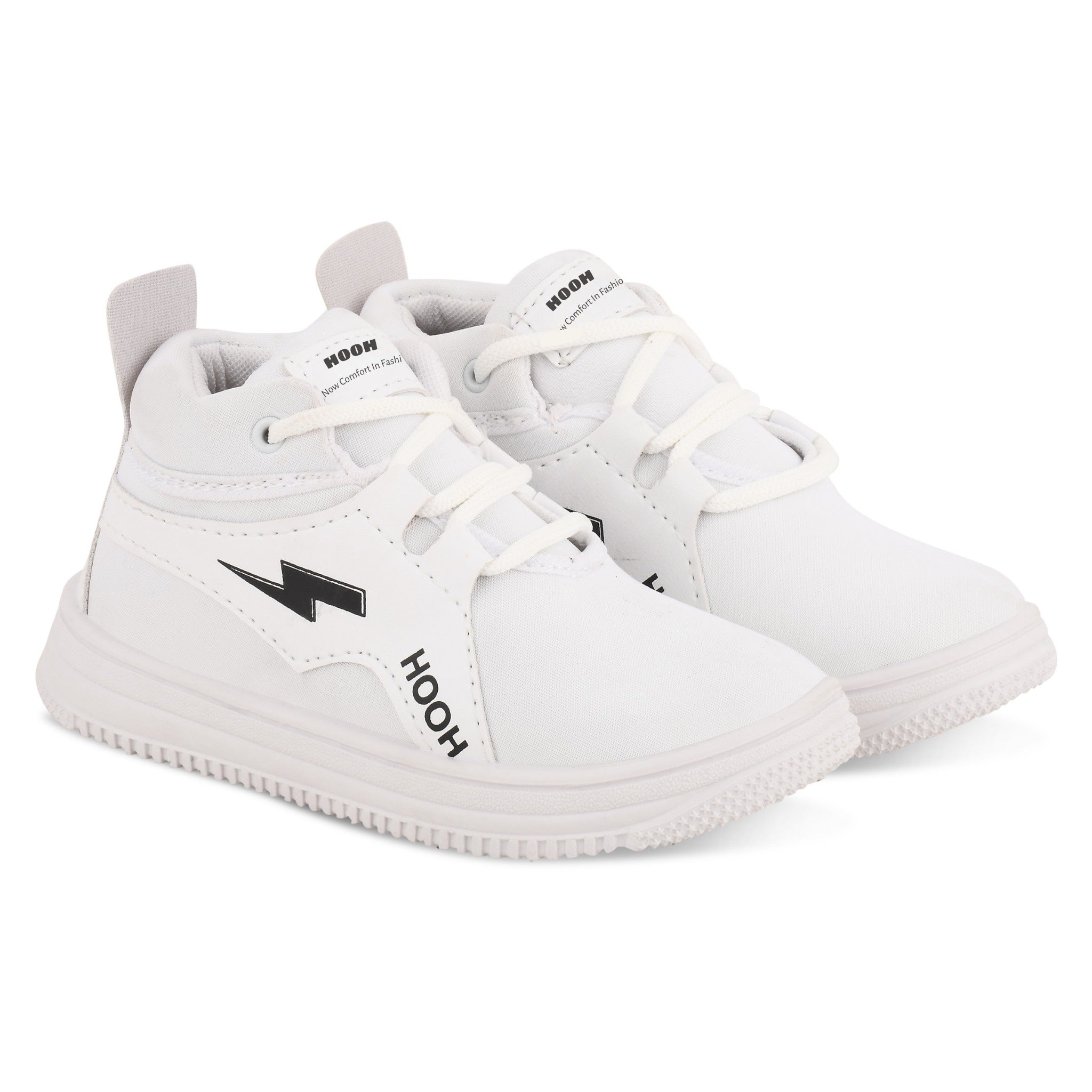 Boys’ Sports Sneakers – Neon Lightning Style Shoes