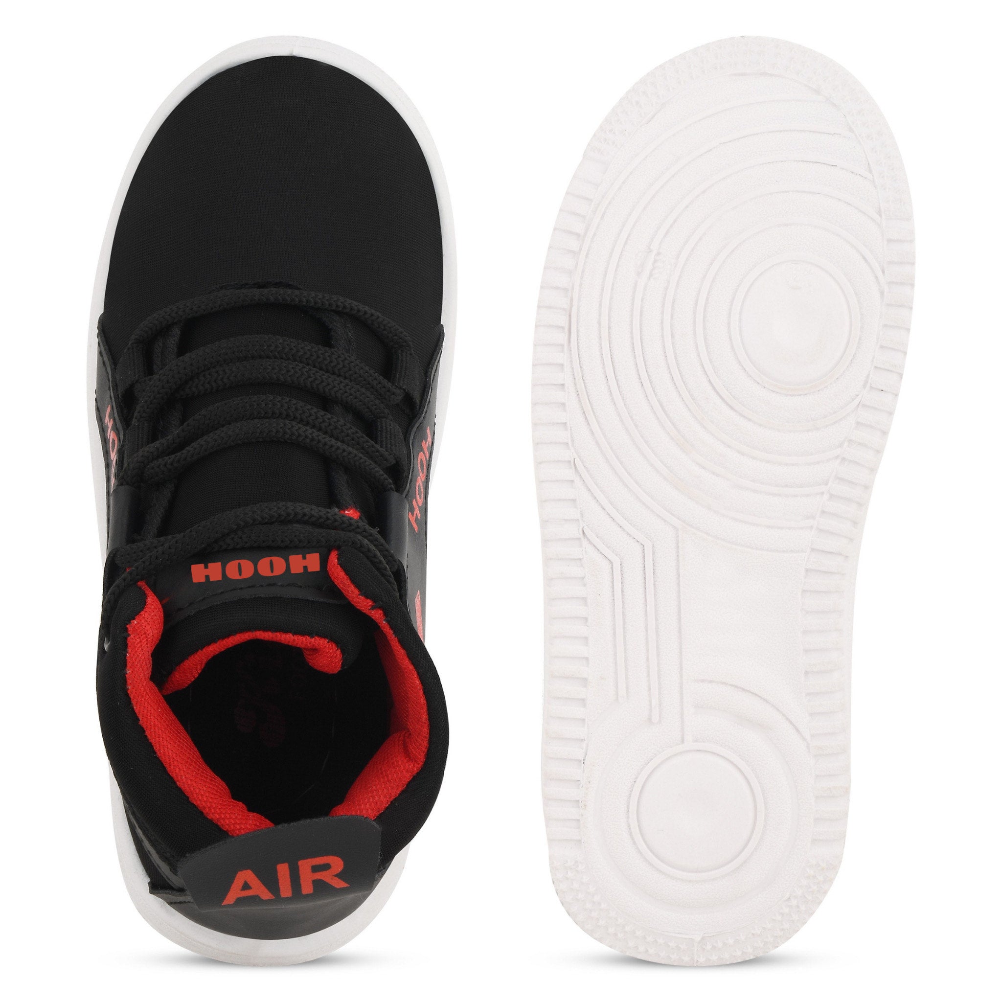 Boys’ Sports Sneakers – Neon Lightning Style Shoes