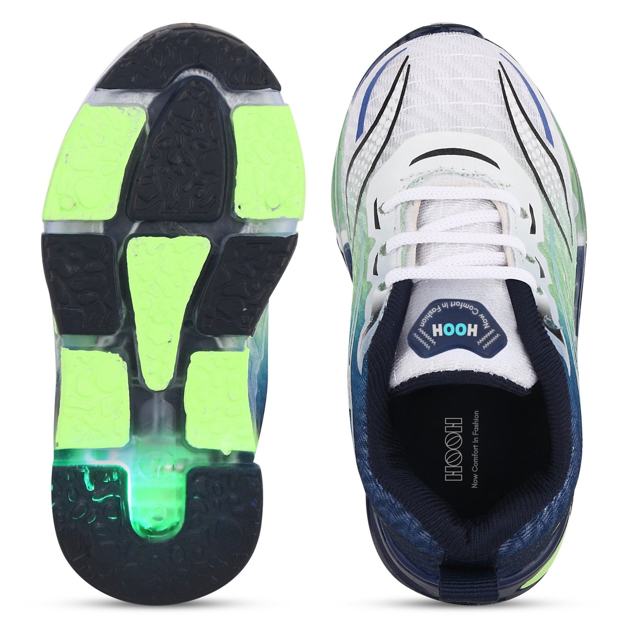 WAVE Kids' LED Sneakers – Light-Up Canvas Shoes for Boys & Girls