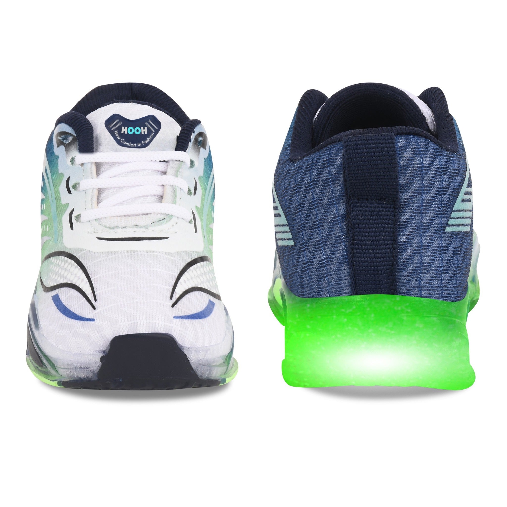 WAVE Kids' LED Sneakers – Light-Up Canvas Shoes for Boys & Girls