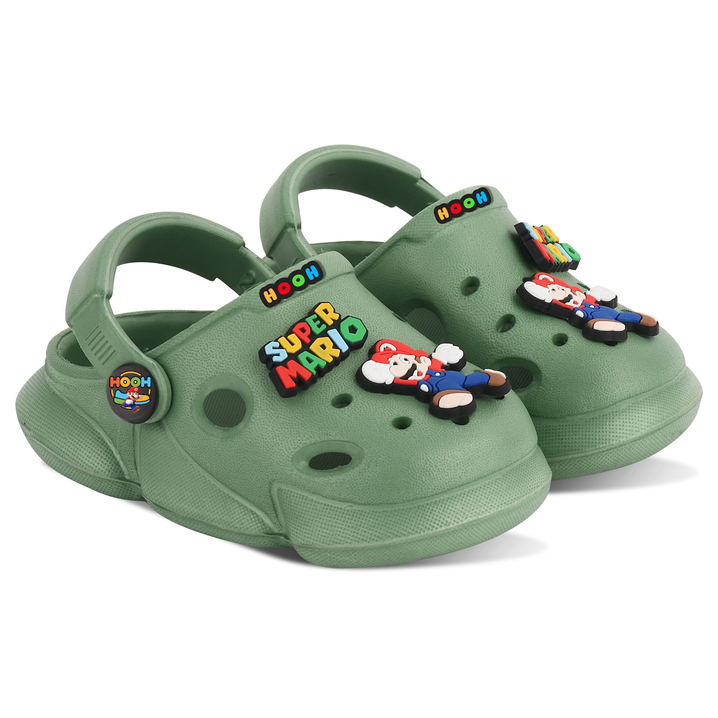 Super Mario Clogs for Boys & Girls – Soft Sling Back Sandals (0 Months – 6 Years)