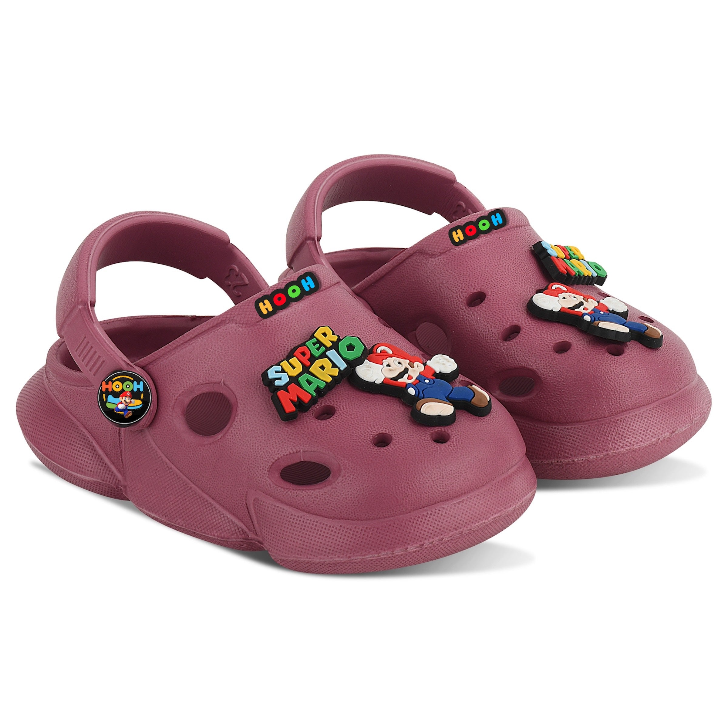 Super Mario Clogs for Boys & Girls – Soft Sling Back Sandals (0 Months – 6 Years)