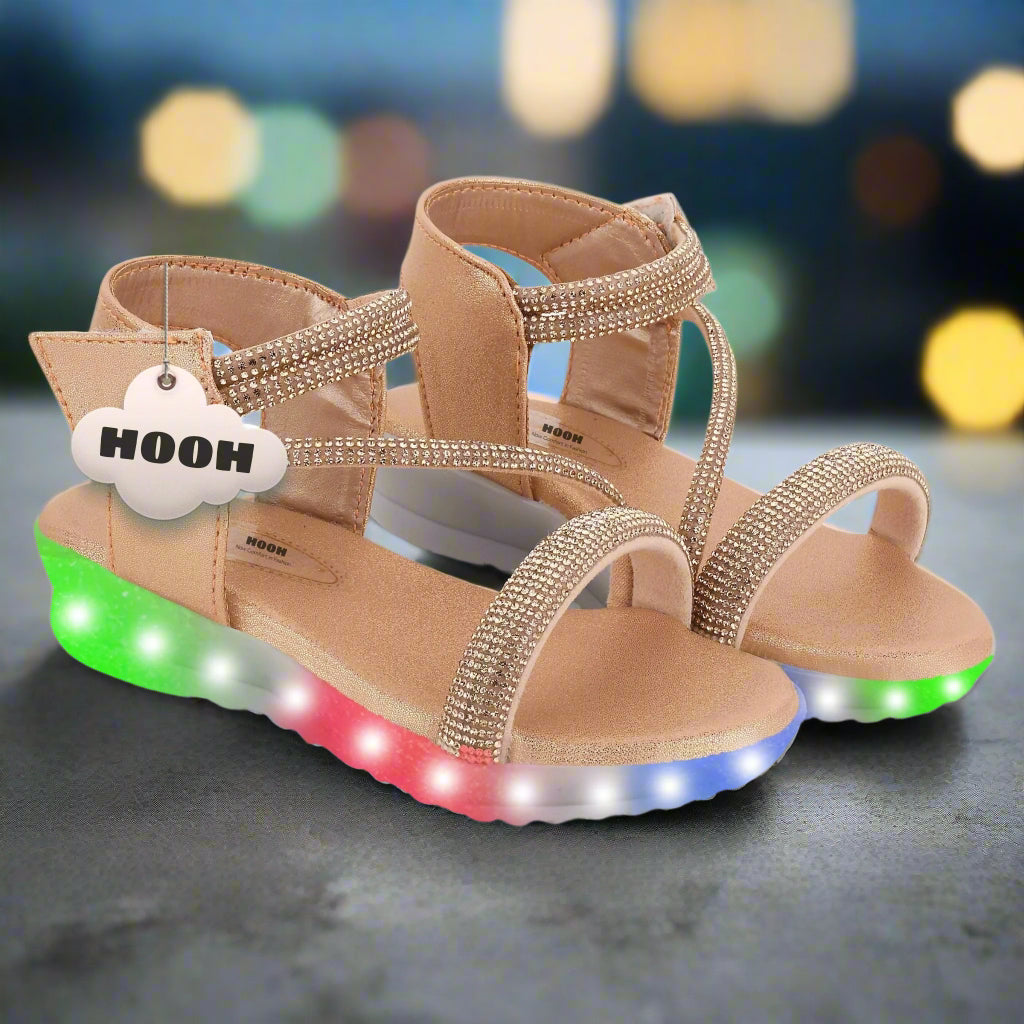 Fancy Velcro Leather Sandals for Girls (0 Months to 15 Years)