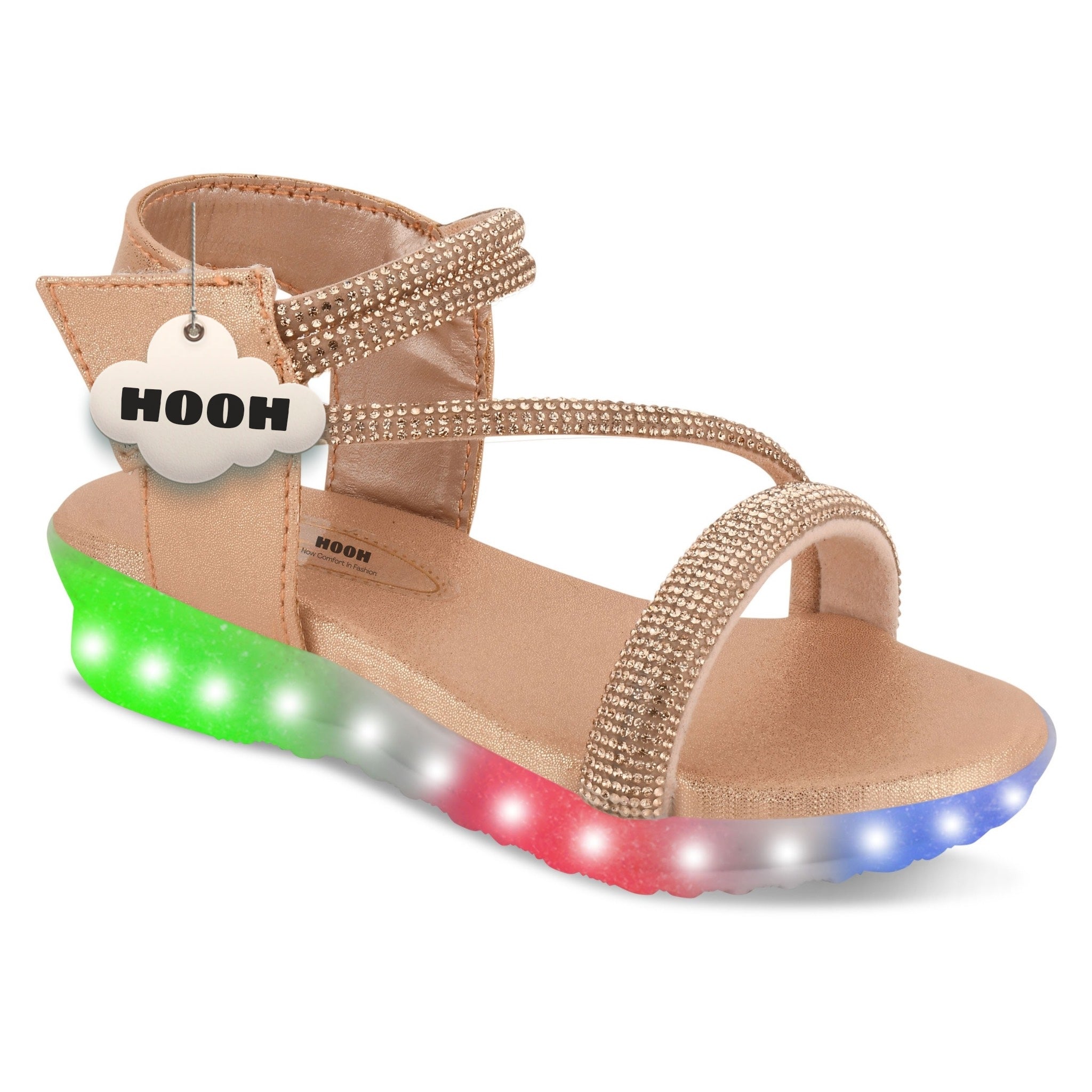 Fancy Velcro Leather Sandals for Girls (0 Months to 15 Years)