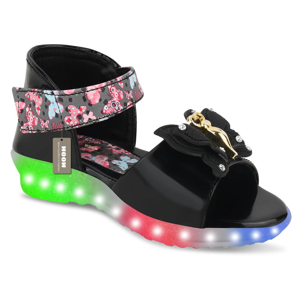 Fancy Leather Velcro Sandals for Girls (0 Months to 15 Years)