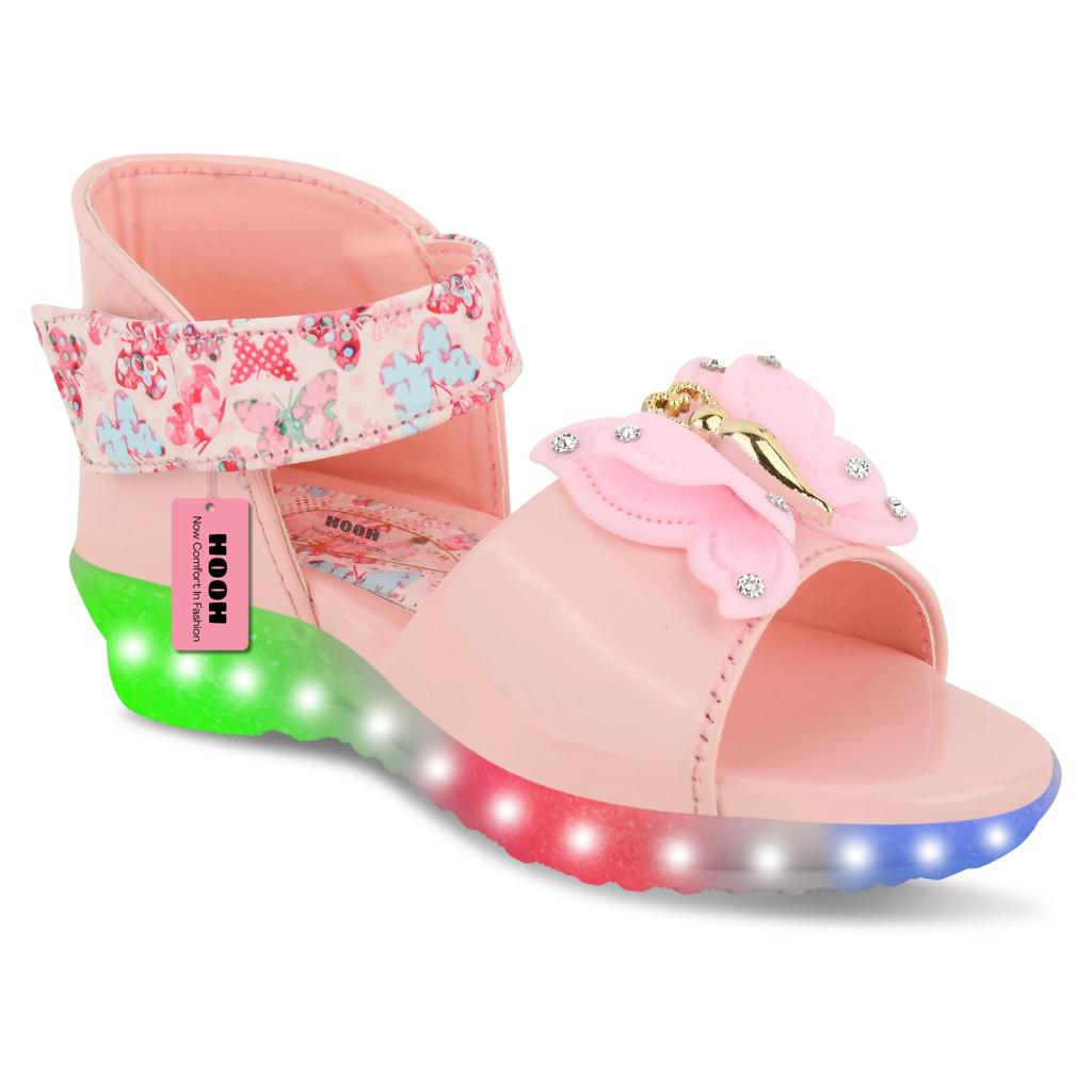 Fancy Leather Velcro Sandals for Girls (0 Months to 15 Years)