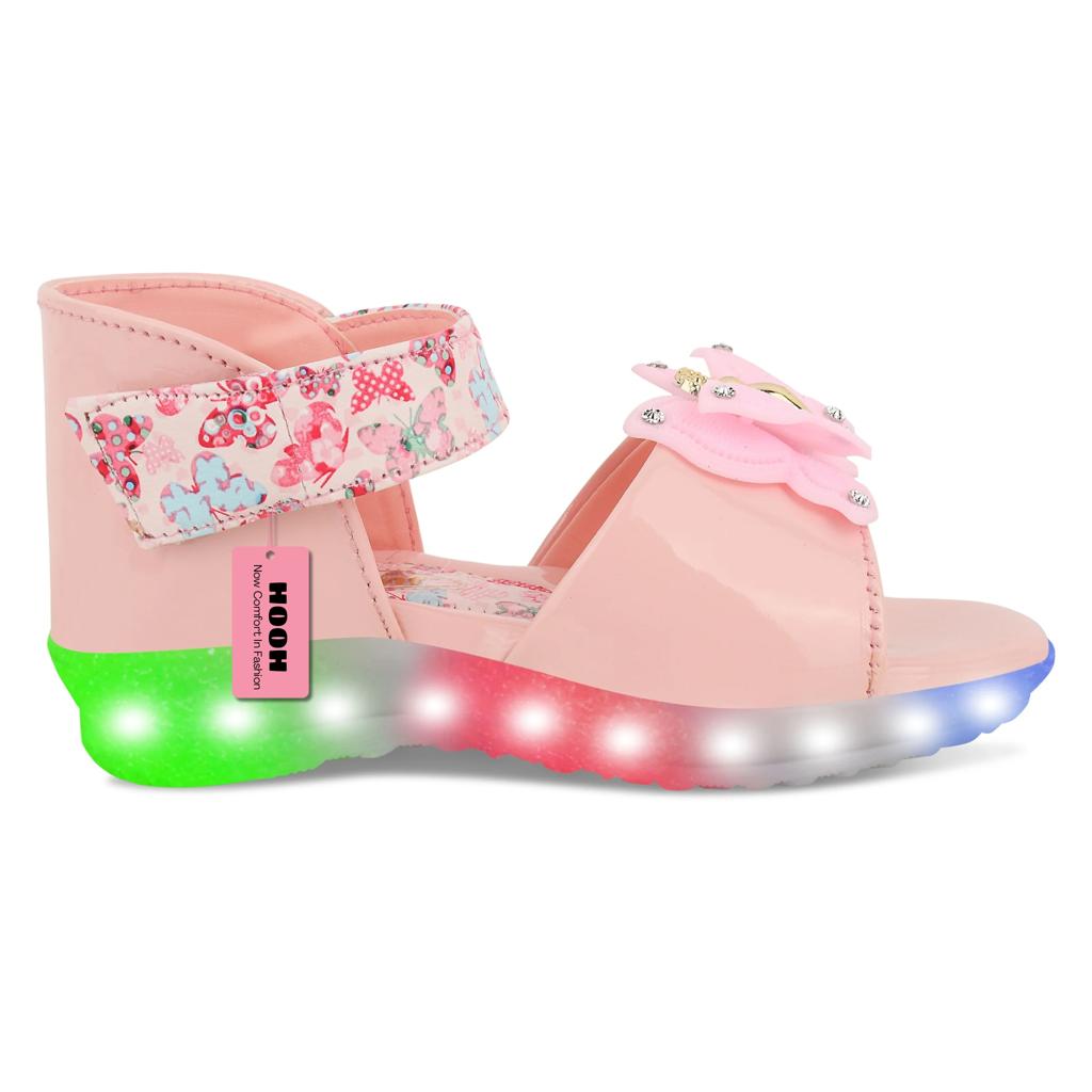 Fancy Leather Velcro Sandals for Girls (0 Months to 15 Years)