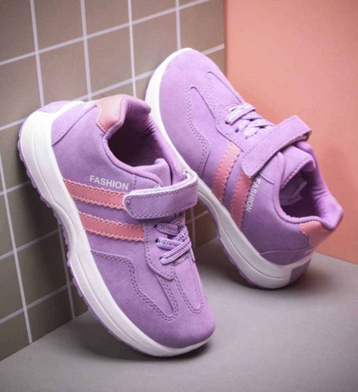 Canvas Velcro Sneakers for Boys & Girls (2 to 15 Years)