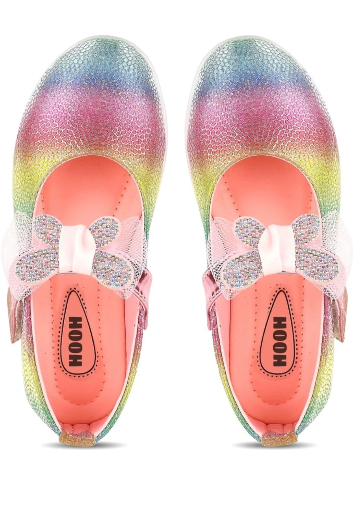 Rainbow LED Velcro Bellies for Girls (2–15 Years)