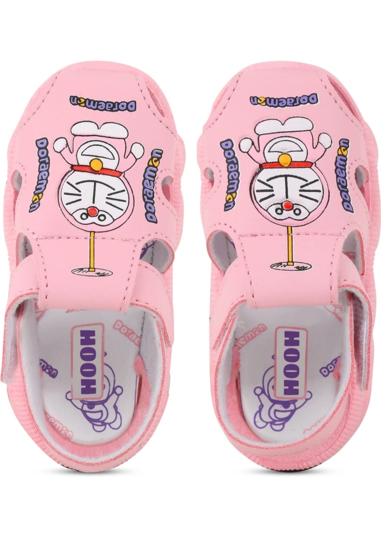 Cartoon-Themed Musical Sandals for Boys & Girls (0–2 Years)
