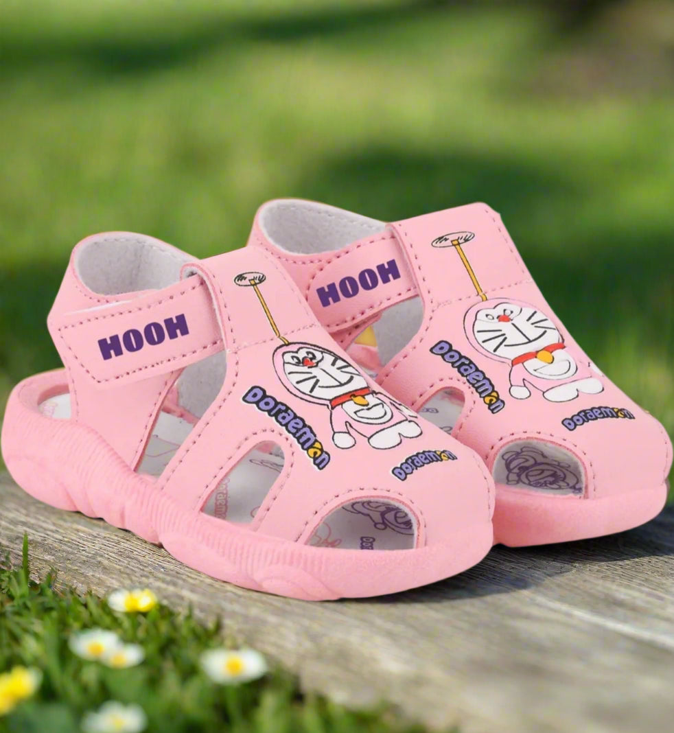 Cartoon-Themed Musical Sandals for Boys & Girls (0–2 Years)