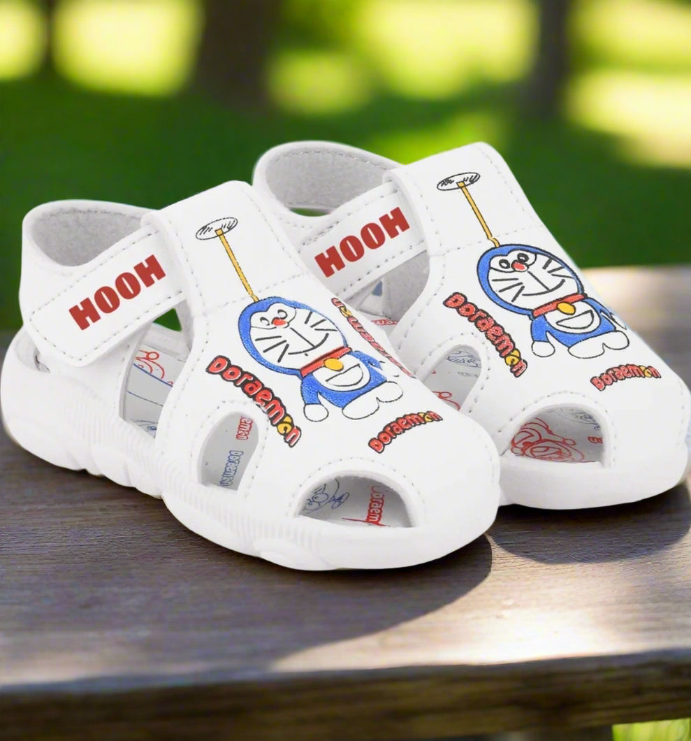 Cartoon-Themed Musical Sandals for Boys & Girls (0–2 Years)
