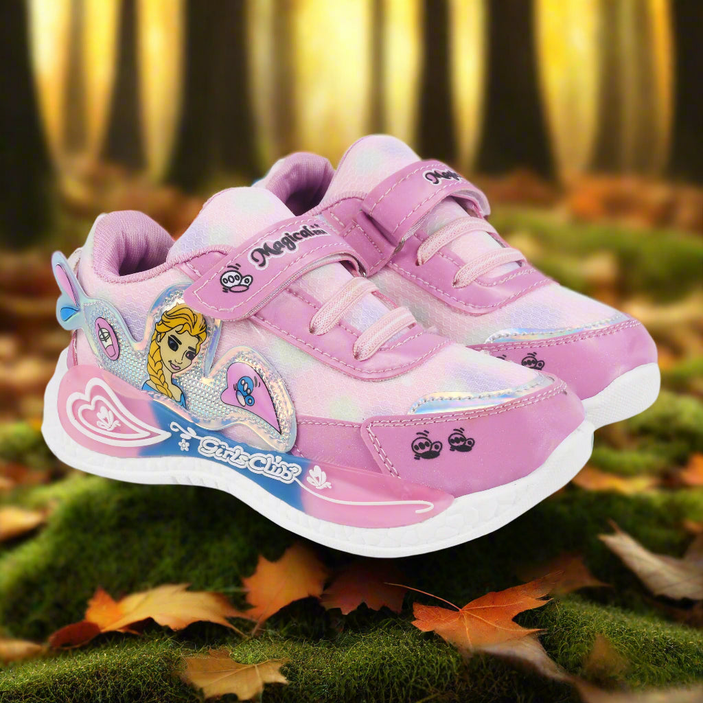 Stylish Canvas Walking Sneakers for Girls (18 Months – 12 Years)