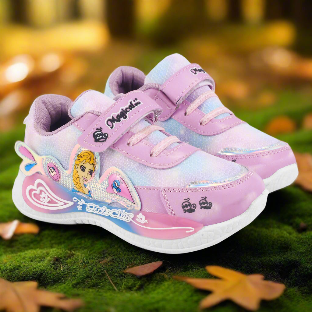 Stylish Canvas Walking Sneakers for Girls (18 Months – 12 Years)