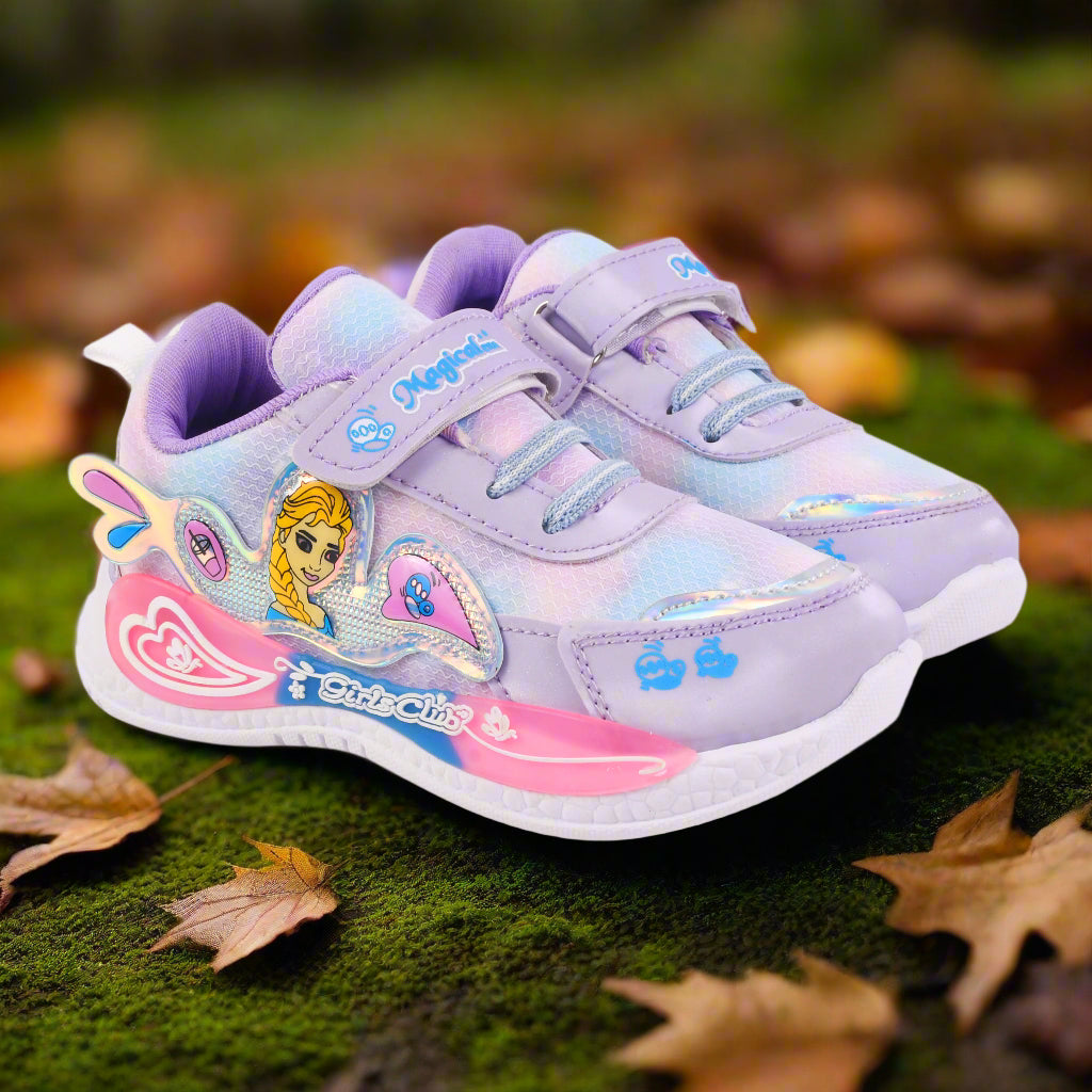 Stylish Canvas Walking Sneakers for Girls (18 Months – 12 Years)
