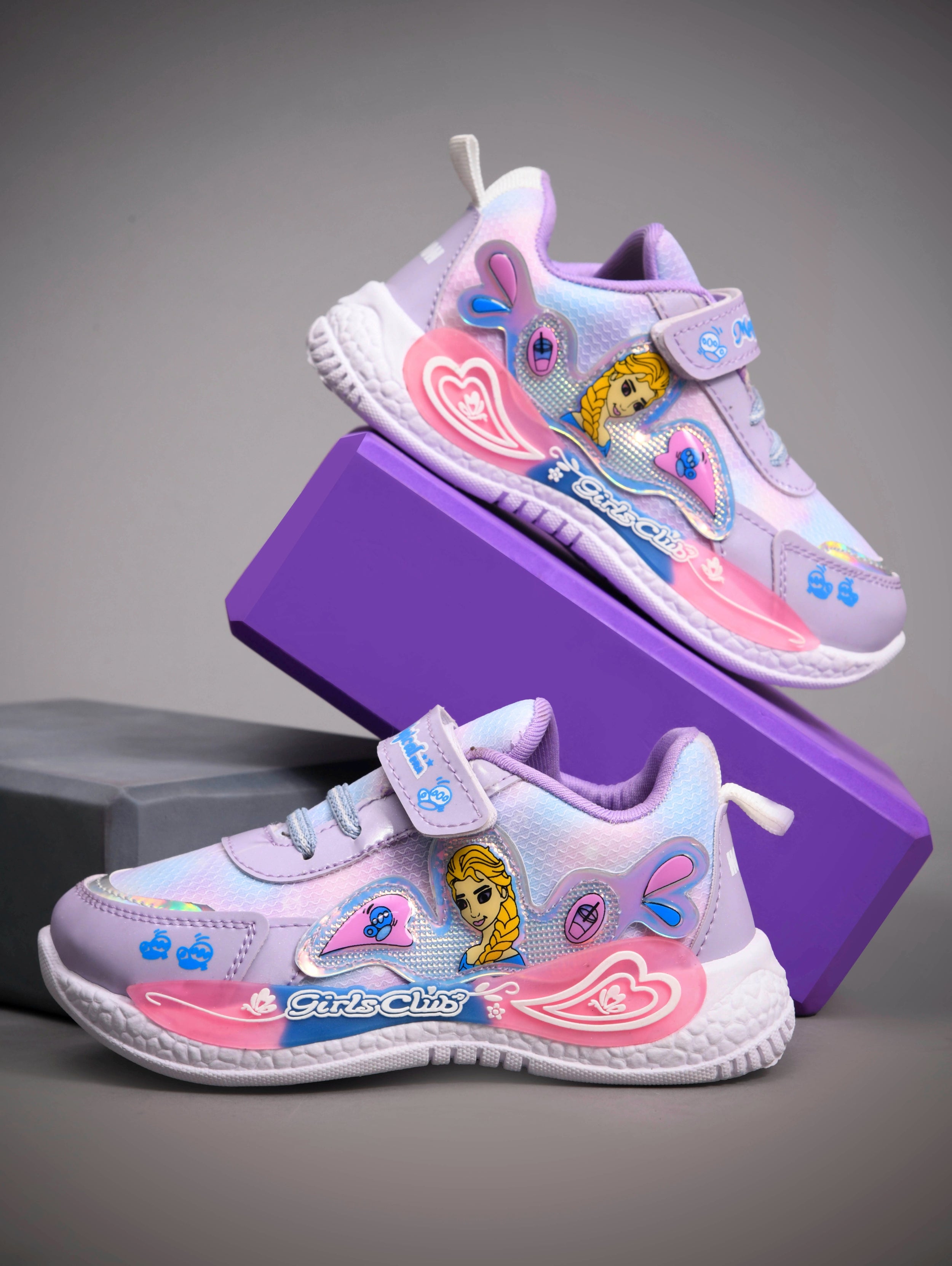 Stylish Canvas Walking Sneakers for Girls (18 Months – 12 Years)