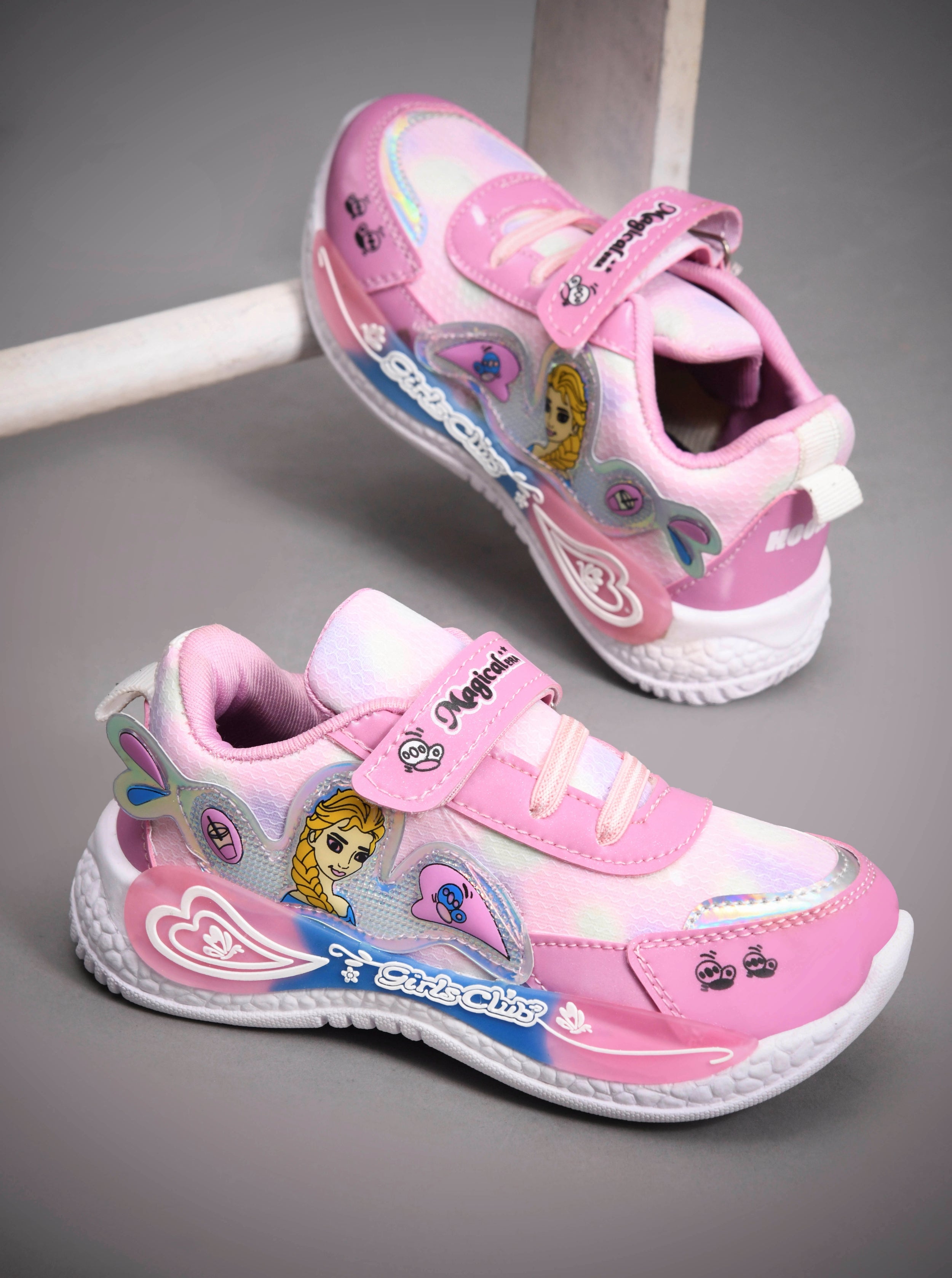 Stylish Canvas Walking Sneakers for Girls (18 Months – 12 Years)