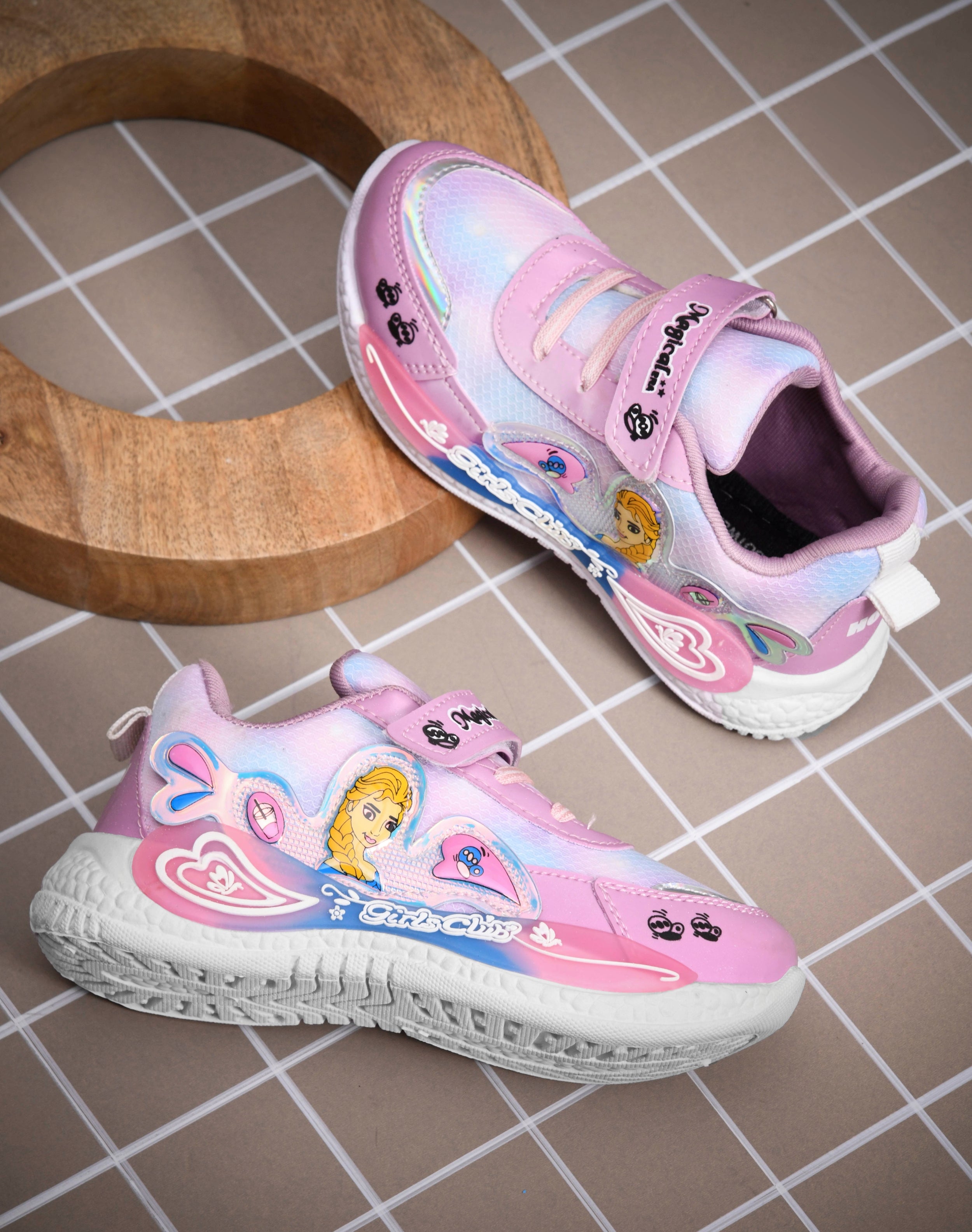 Stylish Canvas Walking Sneakers for Girls (18 Months – 12 Years)