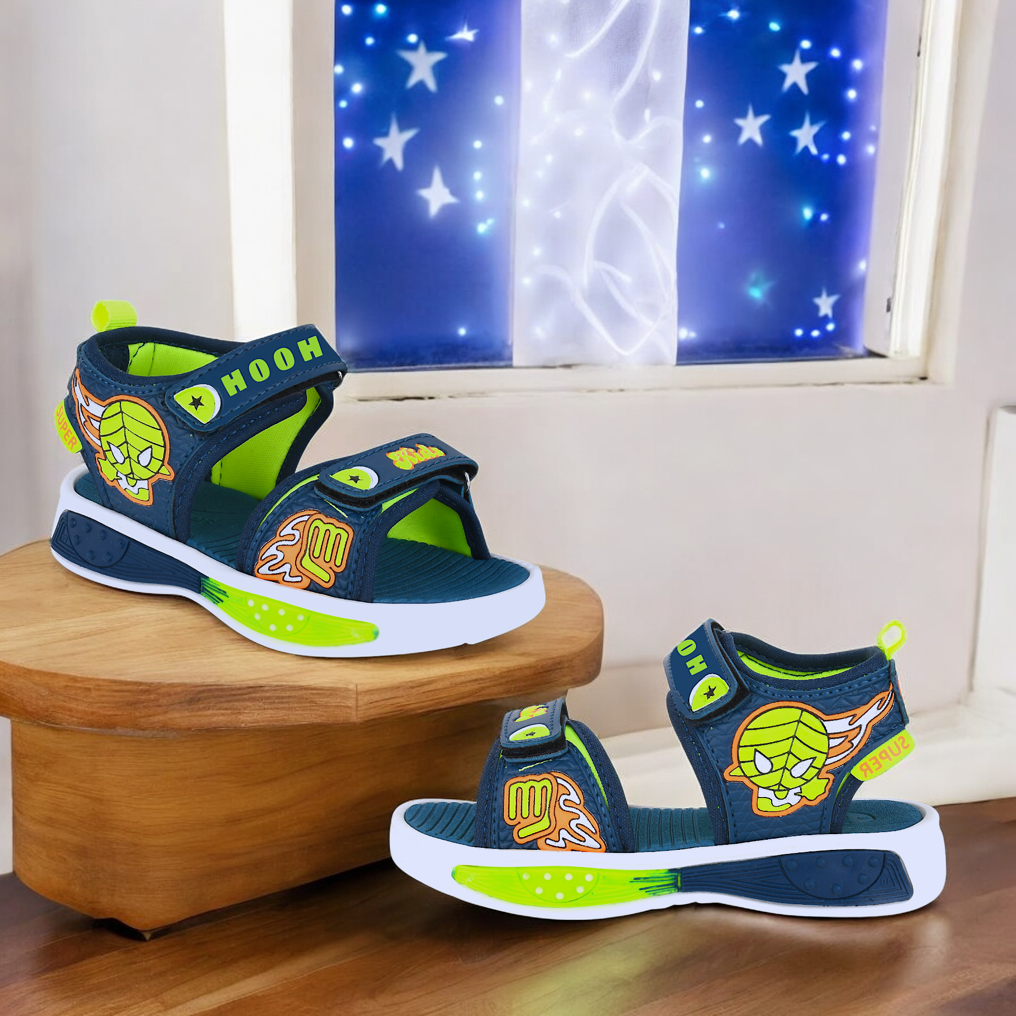 Fun & Comfy Croslite Sandals for Boys & Girls (5–15 Years)