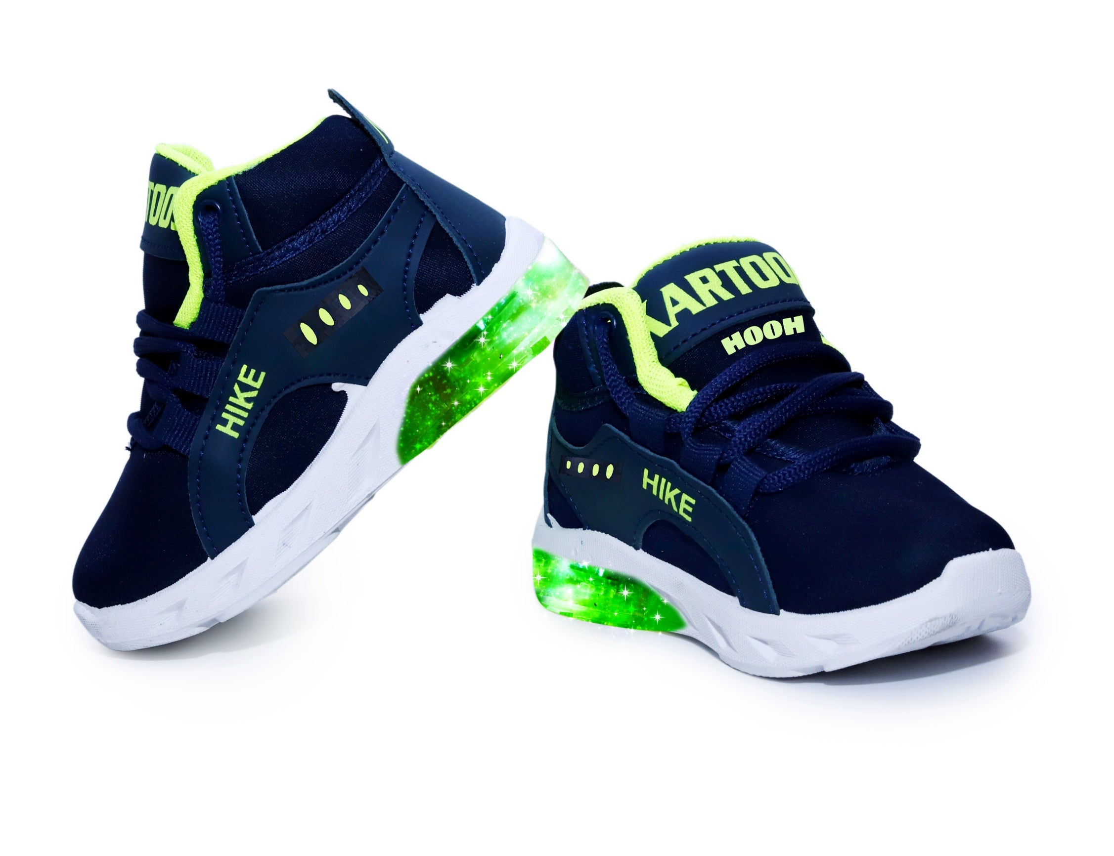 Kids LED Light Up Sneakers – Toddler & Children’s Flashing Shoes With 7 Colors & 4 Modes | USB Rechargeable Hook & Loop Shoes For Boys & Girls