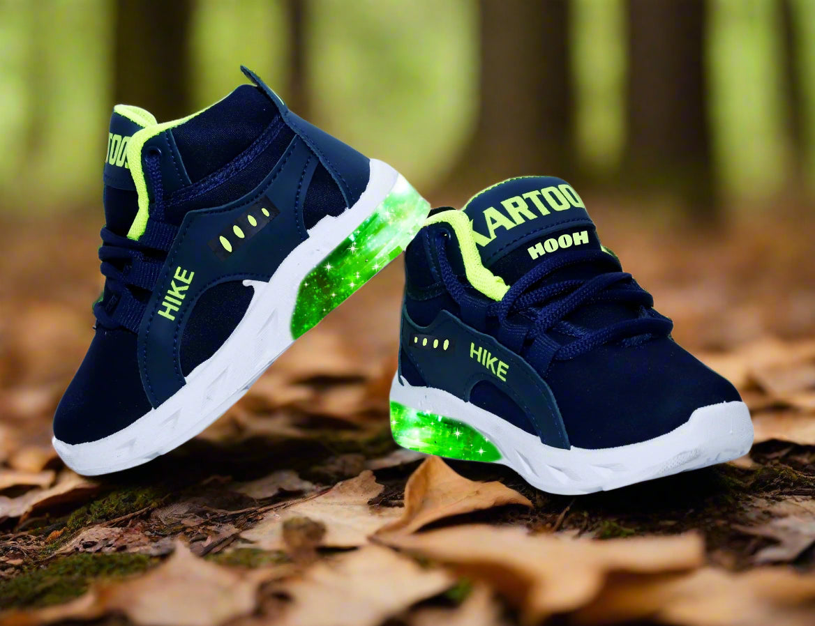Hooh kids LED light shoes for boys and girls